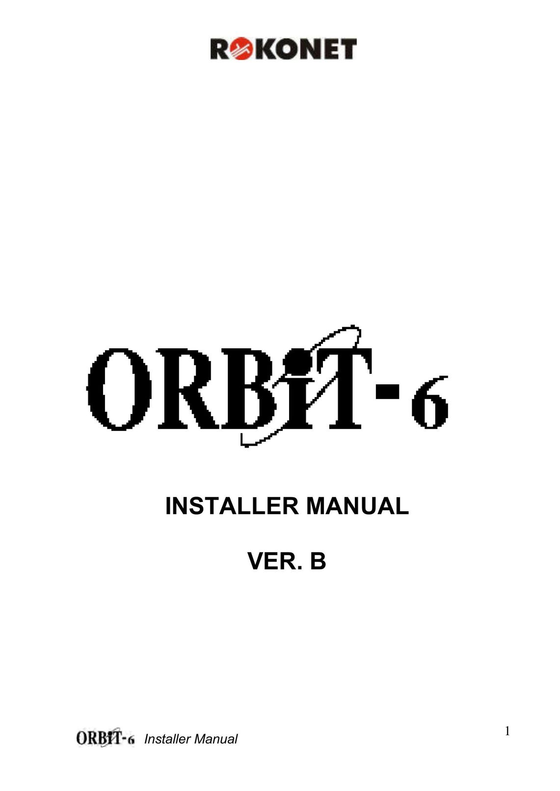 Orbit Manufacturing ORBIT-6 RP-206 Smoke Alarm User Manual
