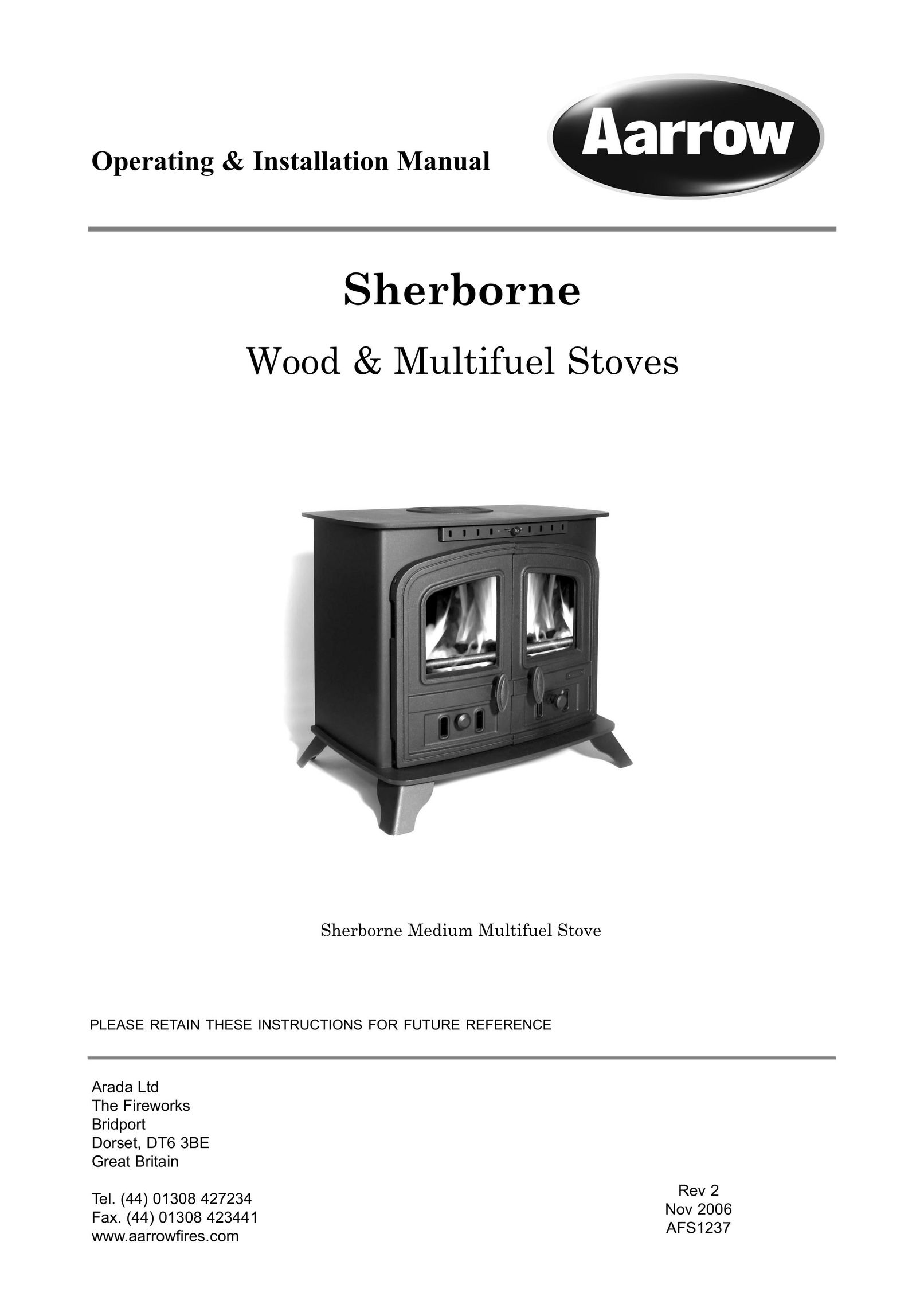 Aarrow Fires Sherborne Wood & Multifuel Stoves Stove User Manual