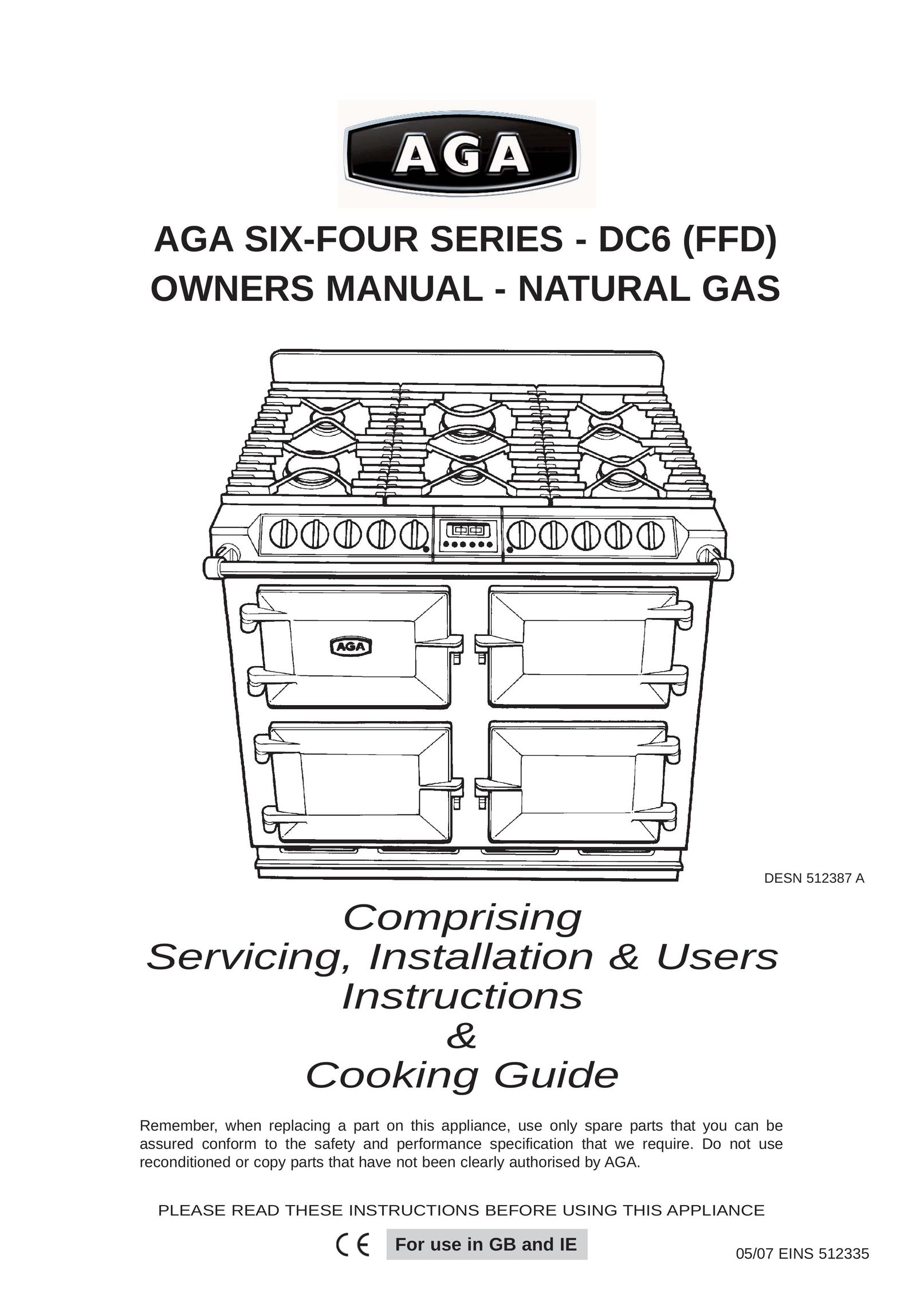 Aga Ranges dc6 Stove User Manual