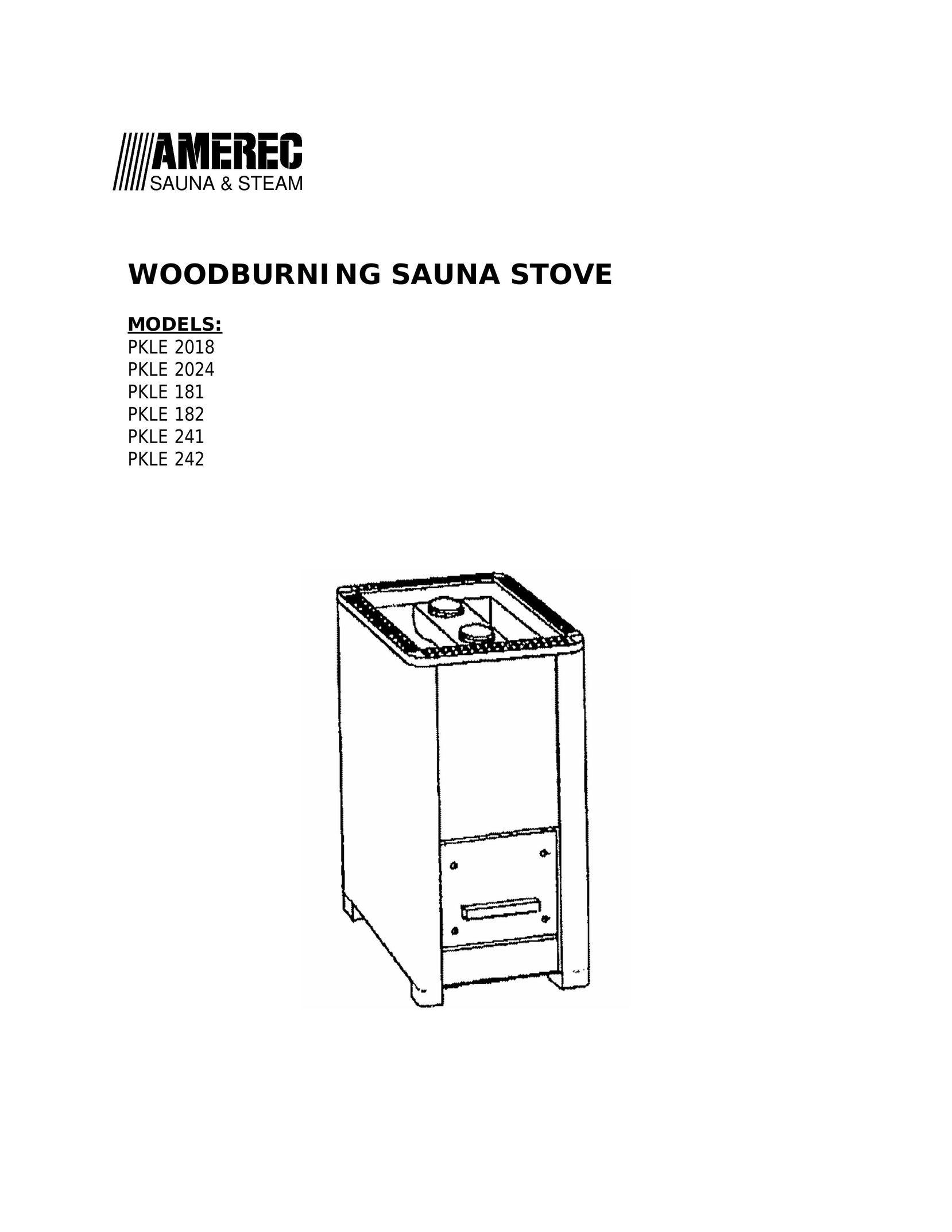 Amerec PKLE 181 Stove User Manual