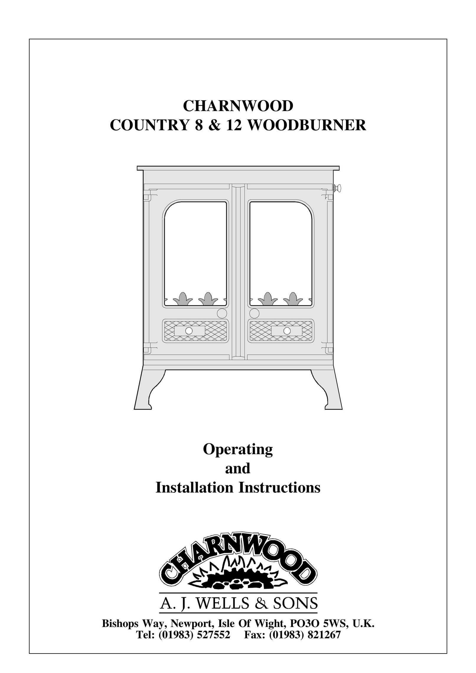 Charnwood WOODBURNER Stove User Manual