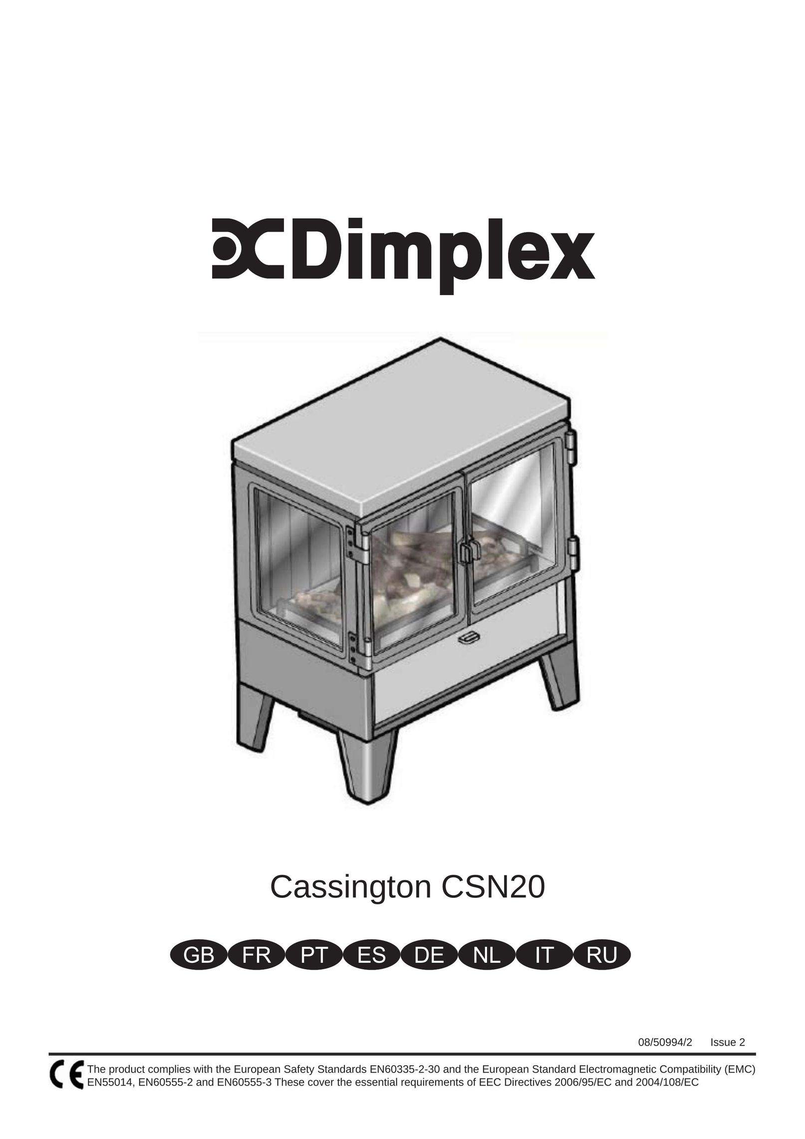 Dimplex EN60555-2 Stove User Manual