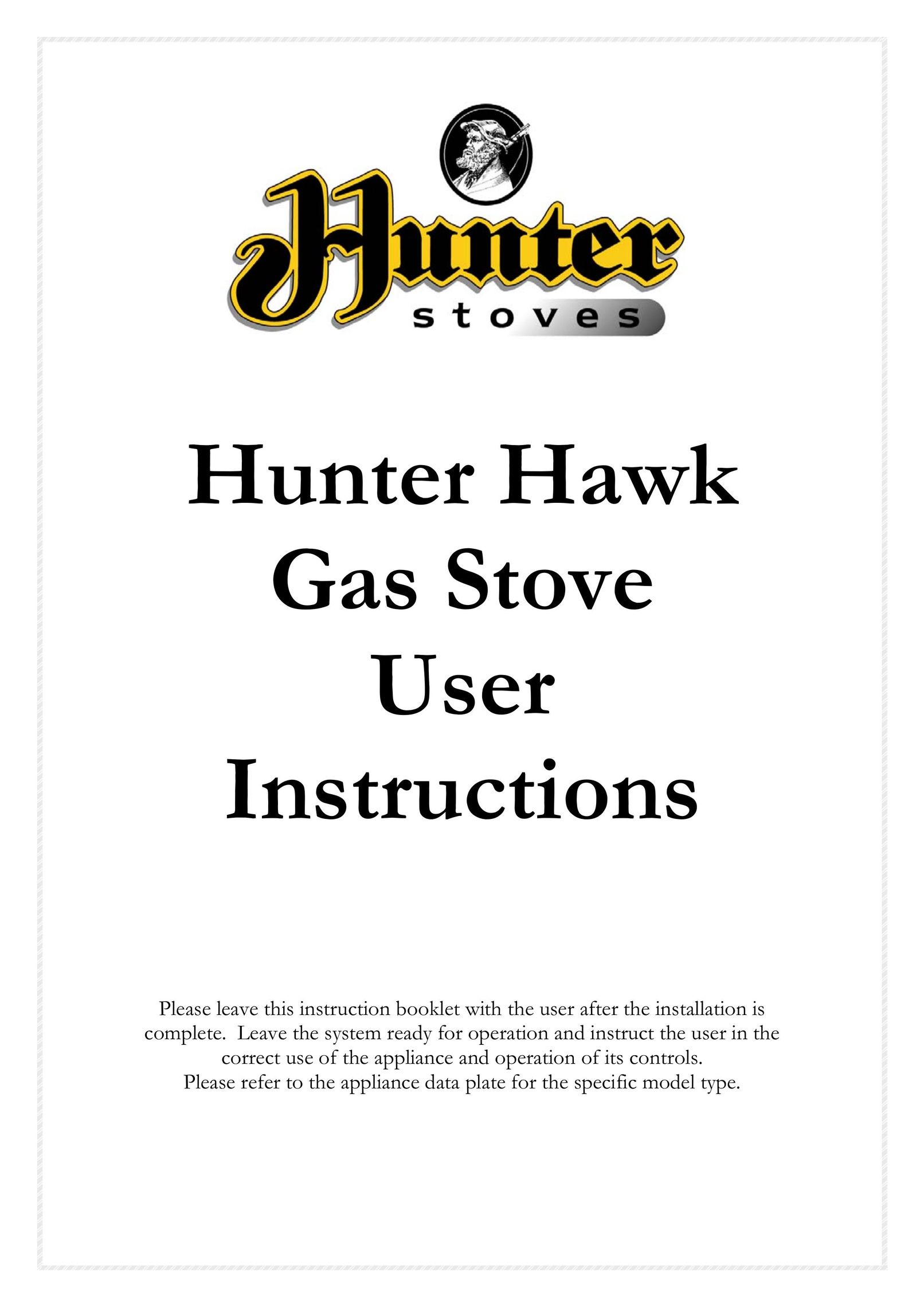 Hunter,R.F EX5 4RJ Stove User Manual