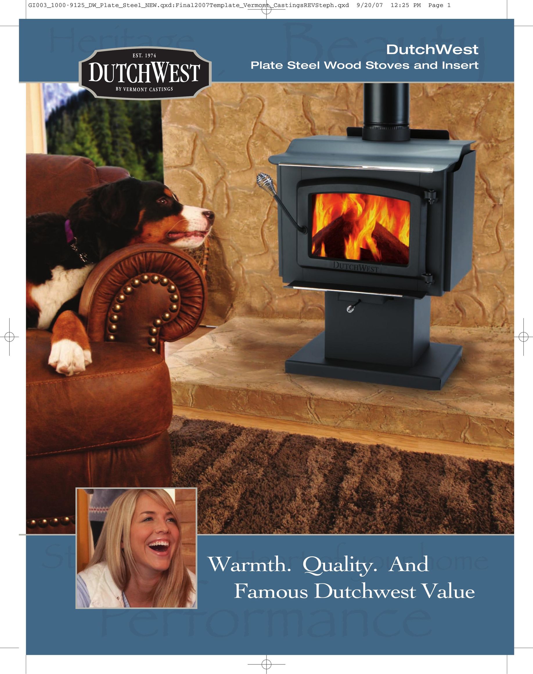 Vermont Casting DW2500X02 Stove User Manual