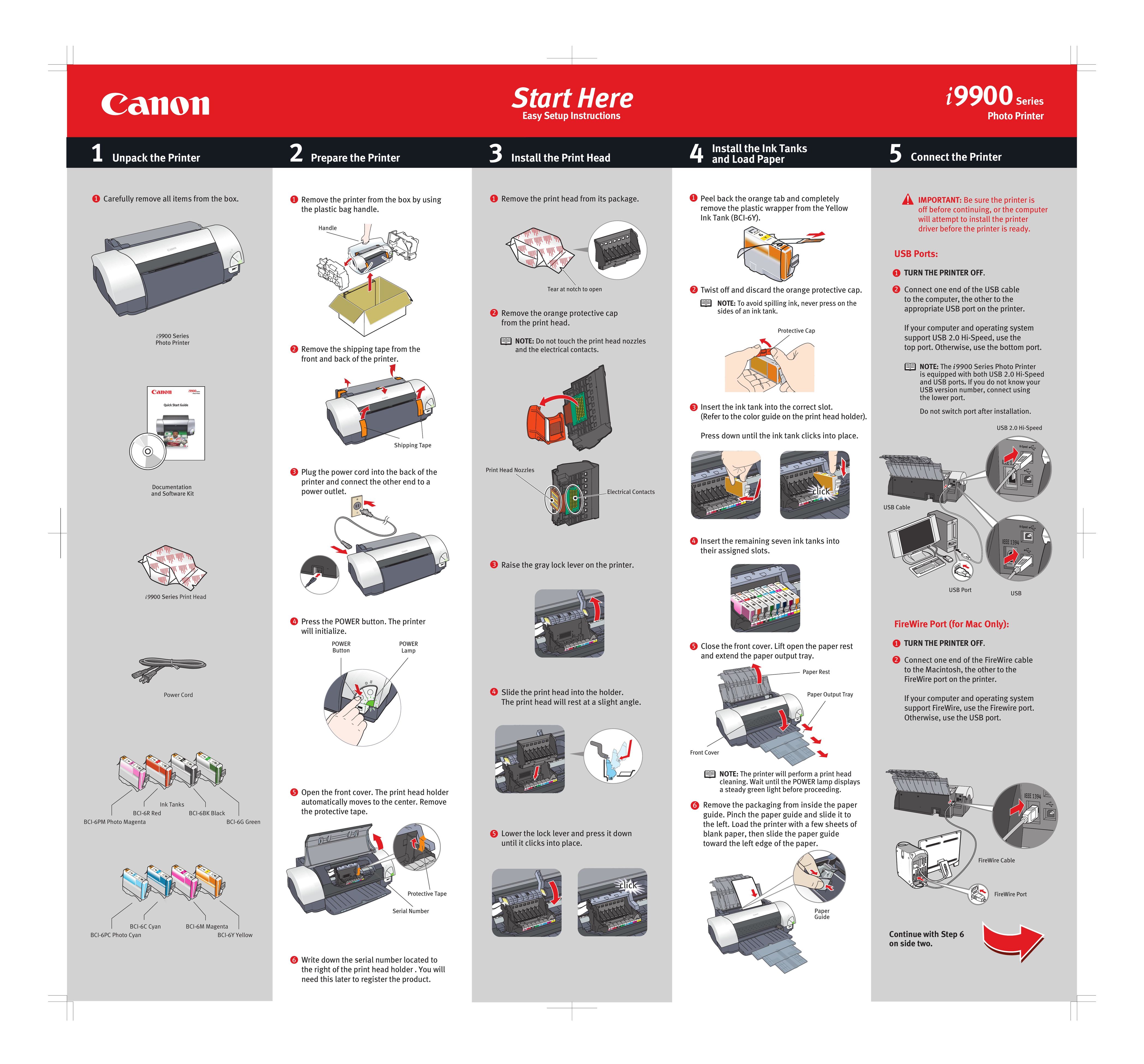 Canon I9900 Thermostat User Manual