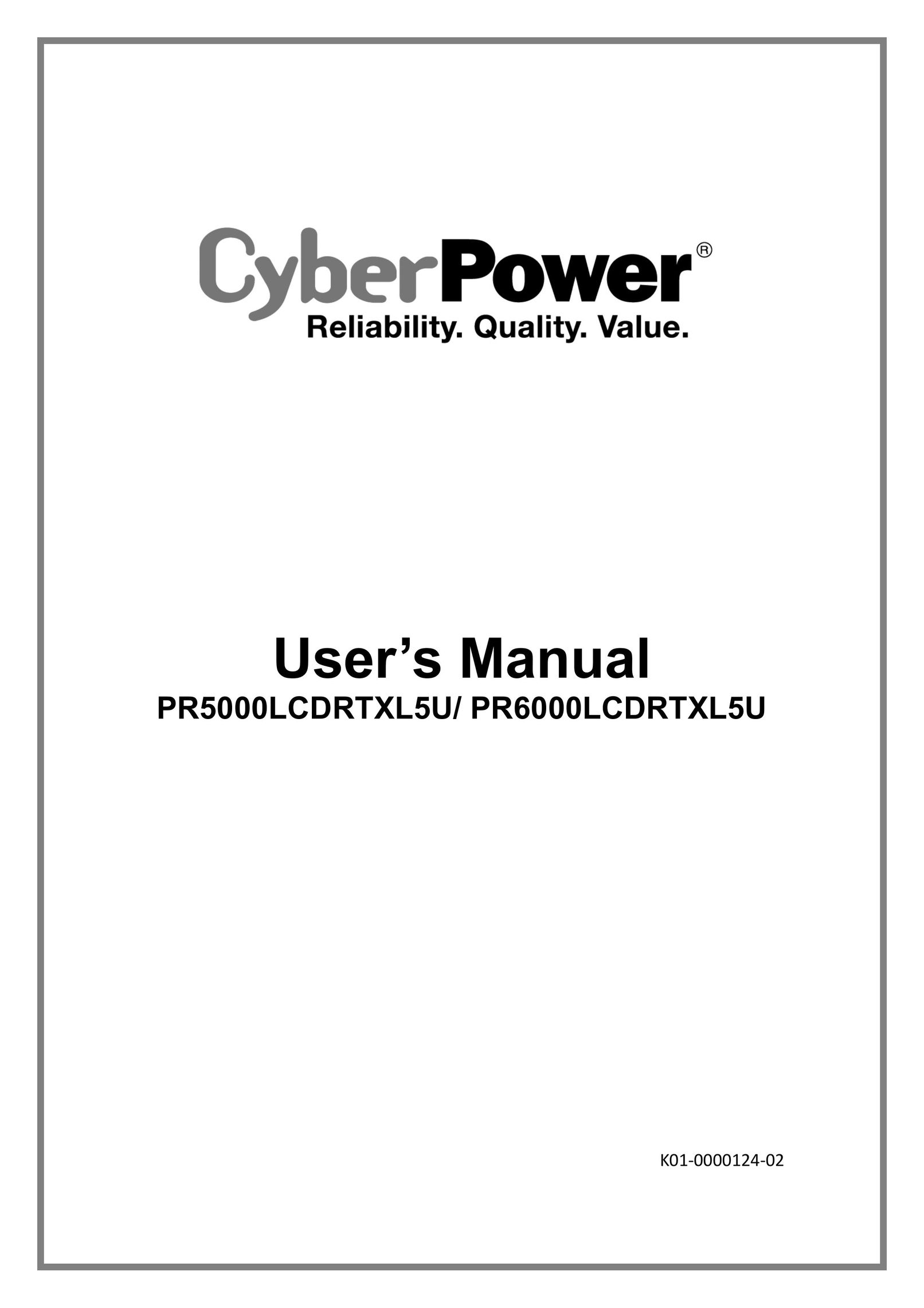 CyberPower PR50000LCDRTXL5U Thermostat User Manual