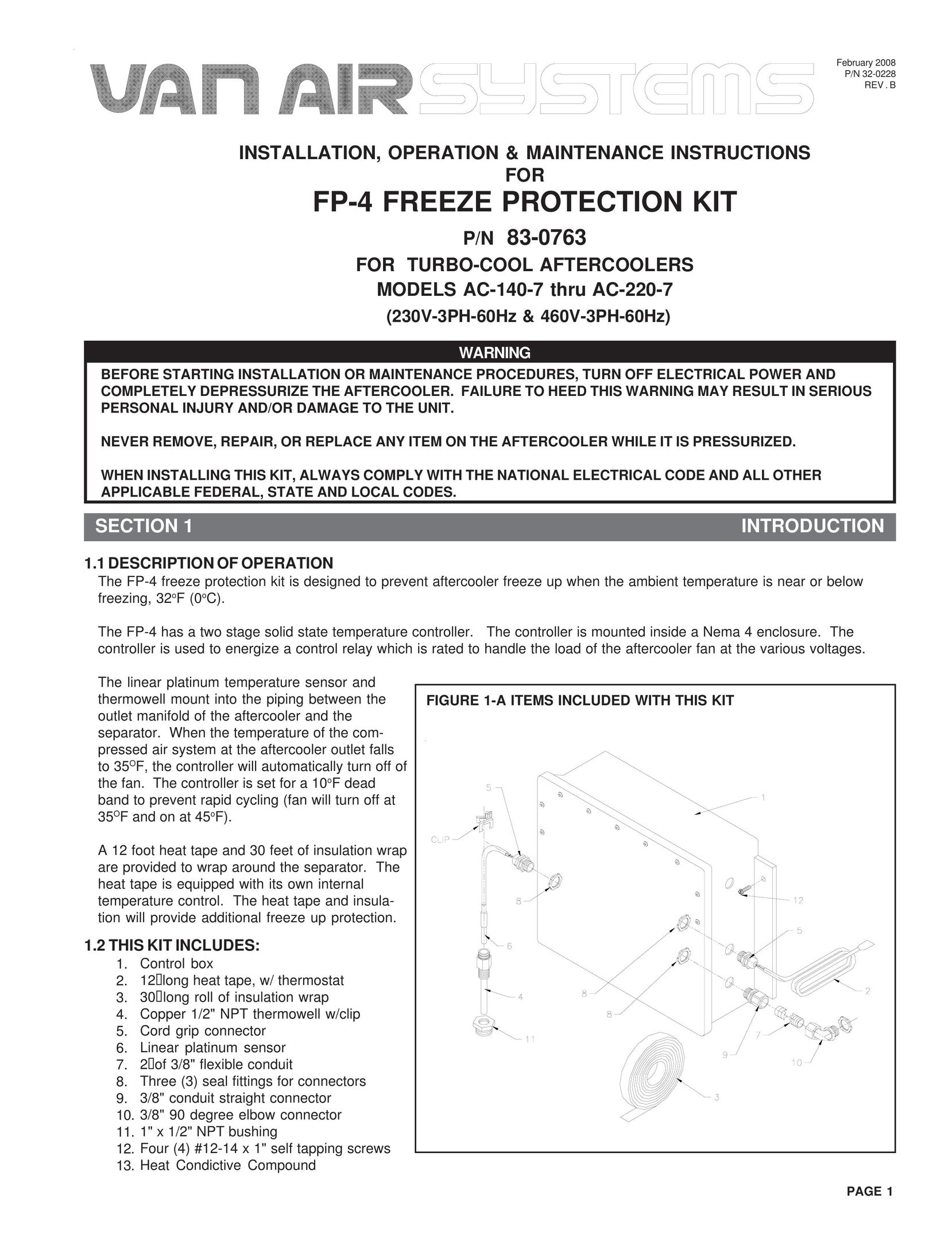 Honeywell AC-220-7 Thermostat User Manual