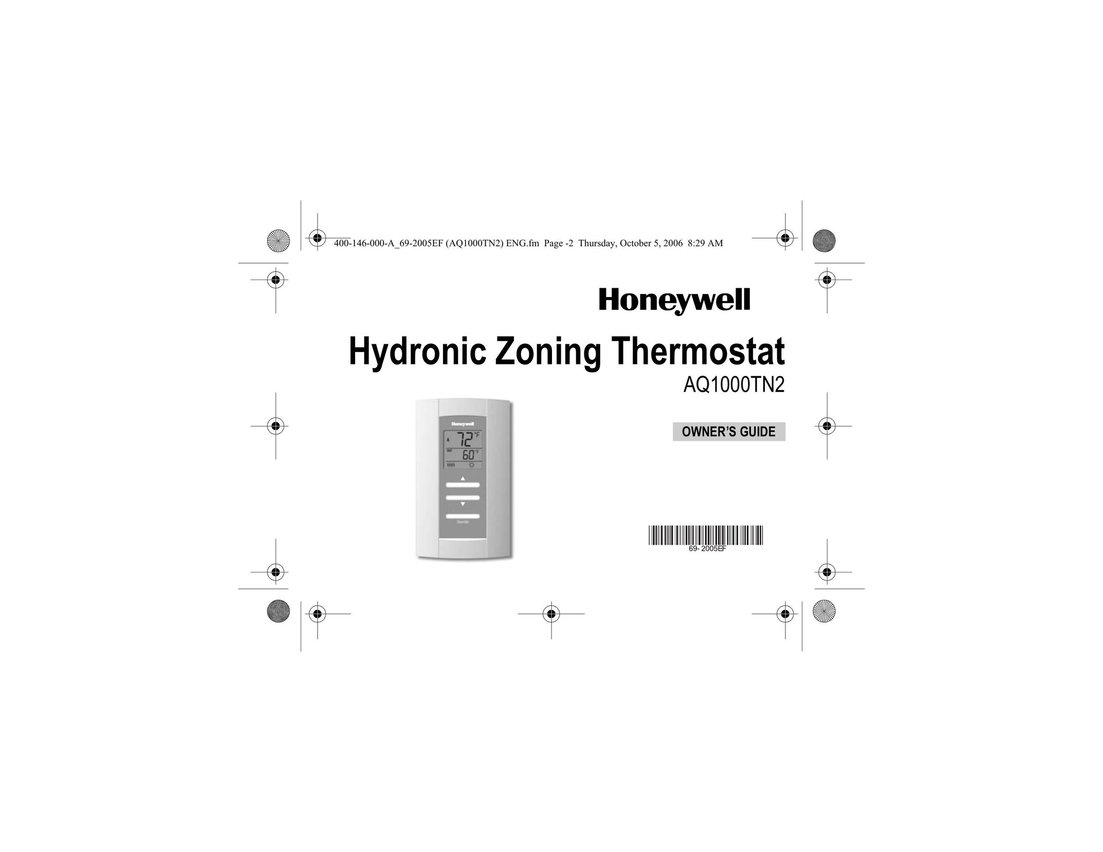 Honeywell AQ1000TN2 Thermostat User Manual