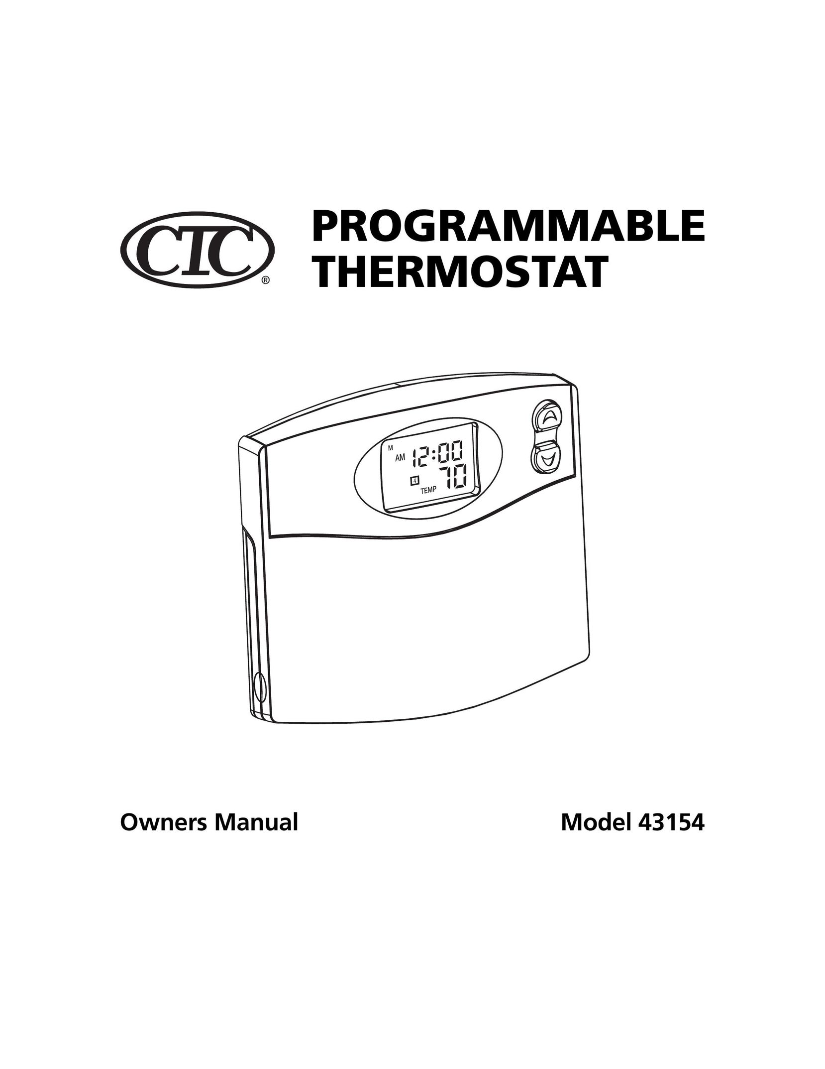 Hunter Fan 43154 Thermostat User Manual