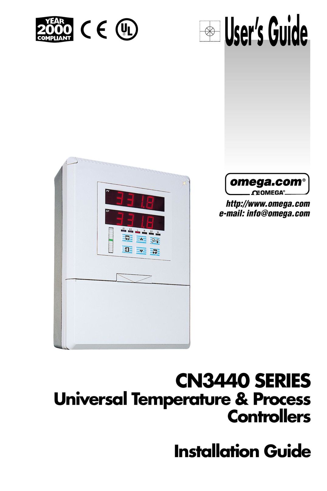 Omega CN3440 Thermostat User Manual