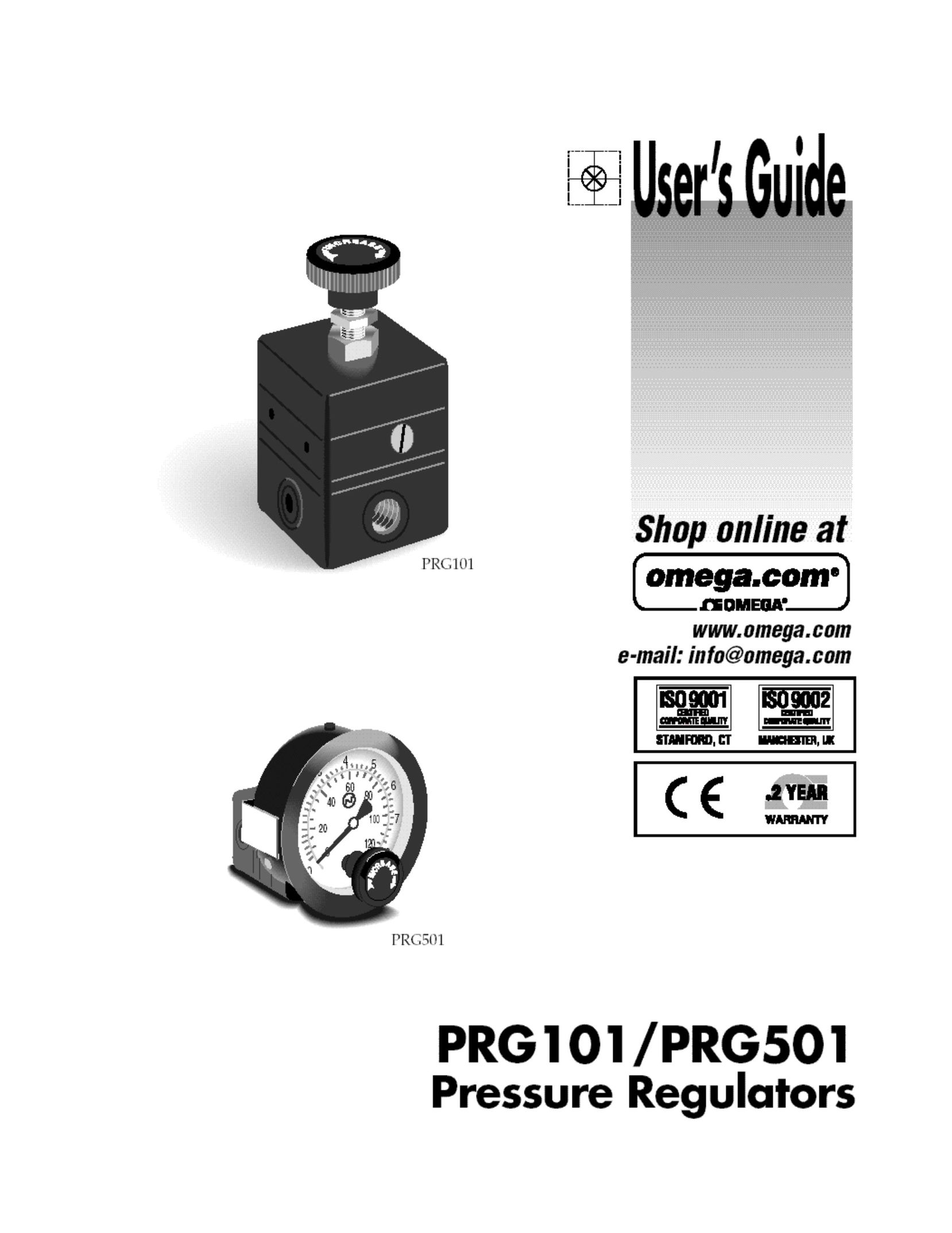 Omega PRG101 Thermostat User Manual