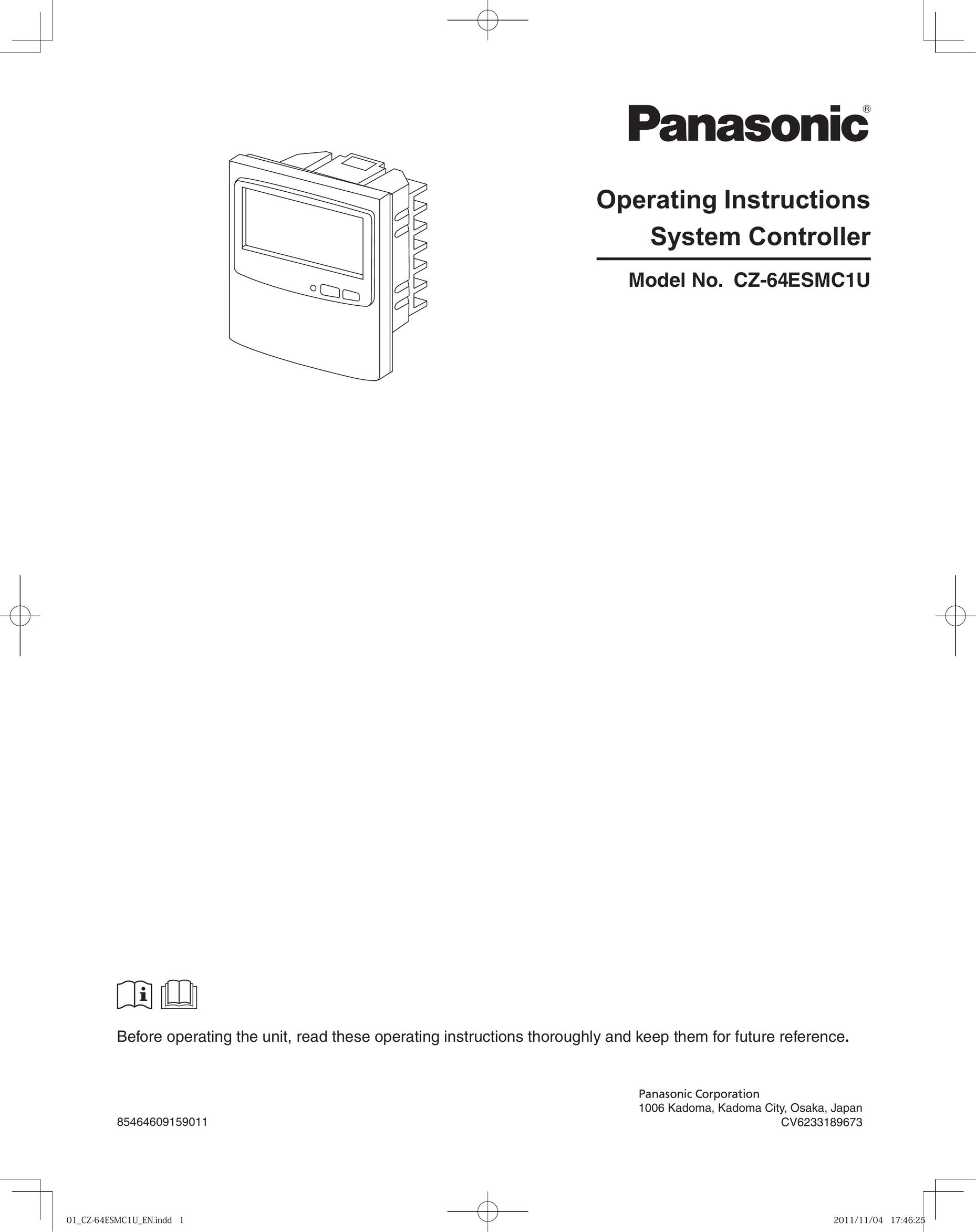 Panasonic CZ-64ESMC1U Thermostat User Manual