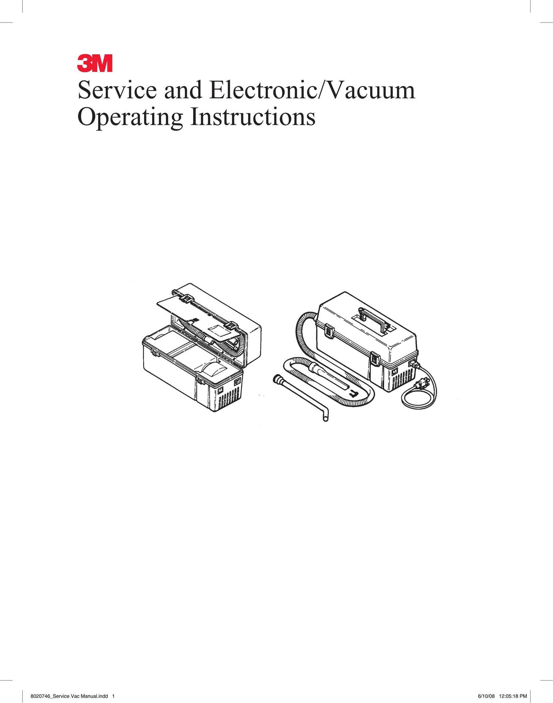 3M 8020746 Vacuum Cleaner User Manual