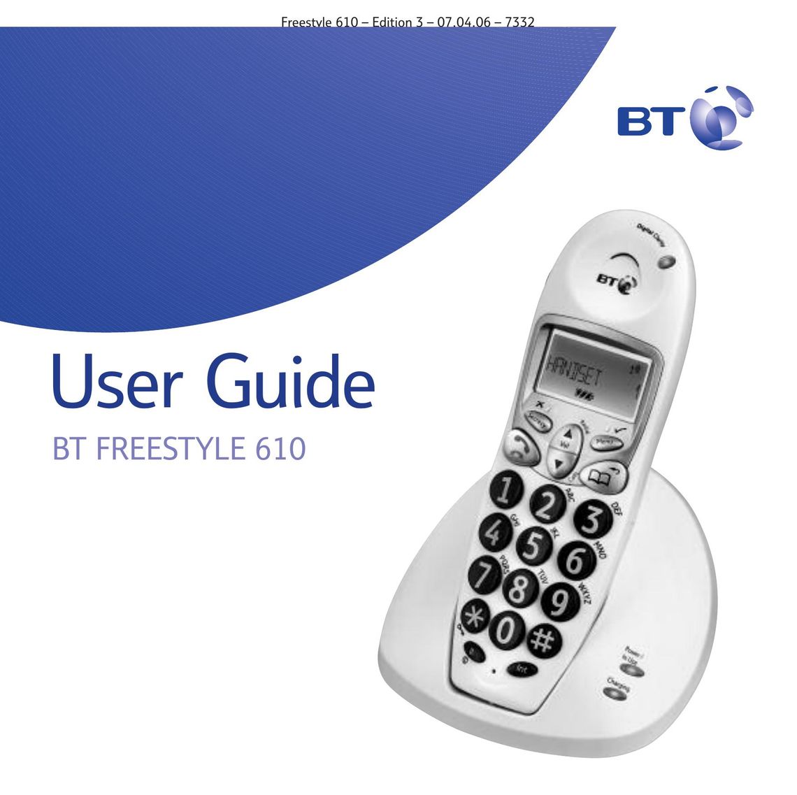 BT 610 Vacuum Cleaner User Manual