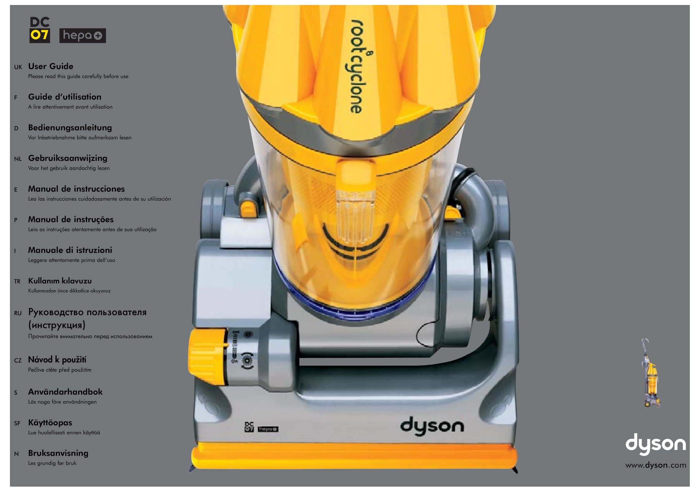 Dyson DC 07 Vacuum Cleaner User Manual