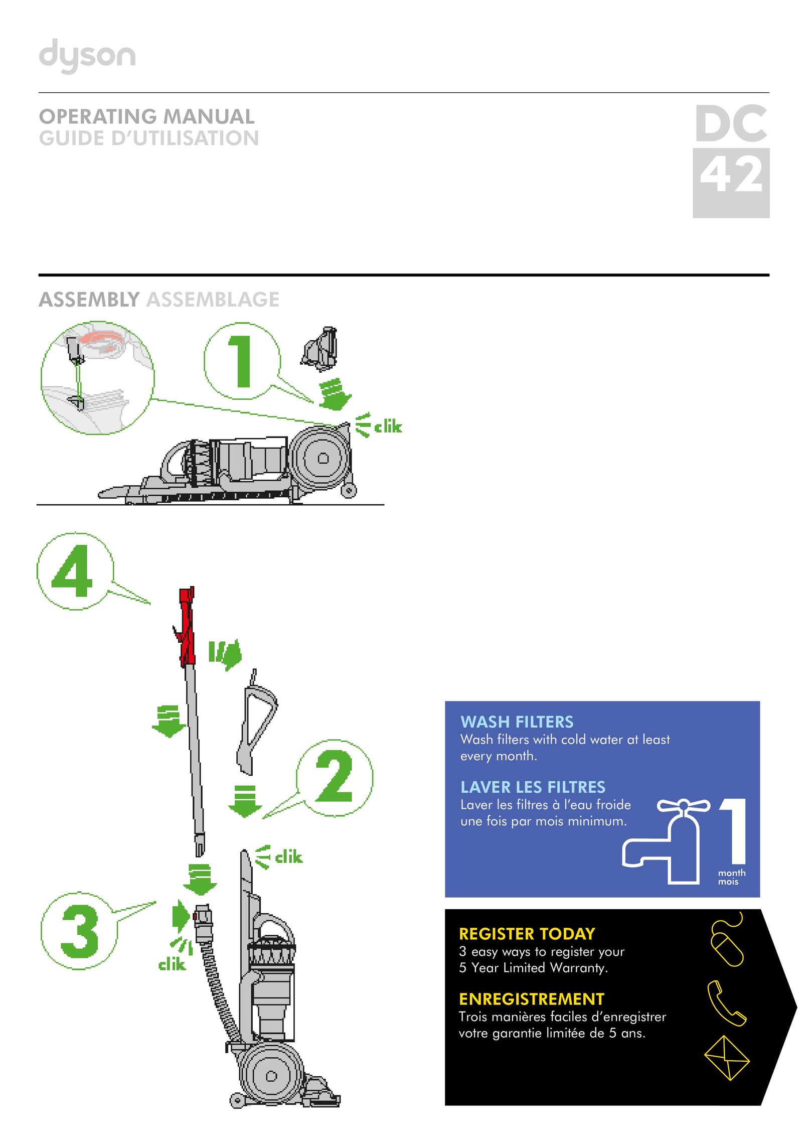 Dyson DC 42 Vacuum Cleaner User Manual