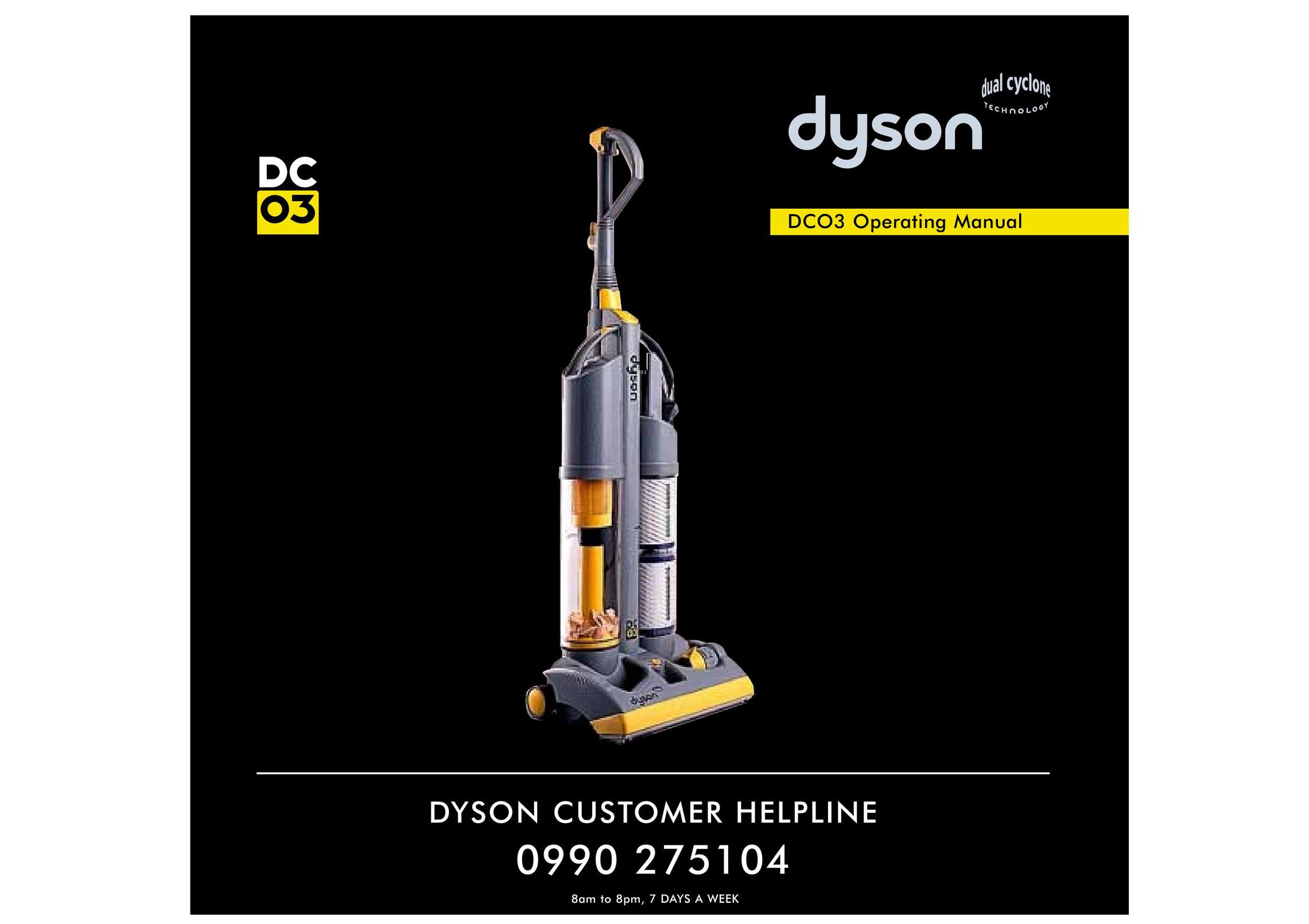 Dyson DC03 Vacuum Cleaner User Manual