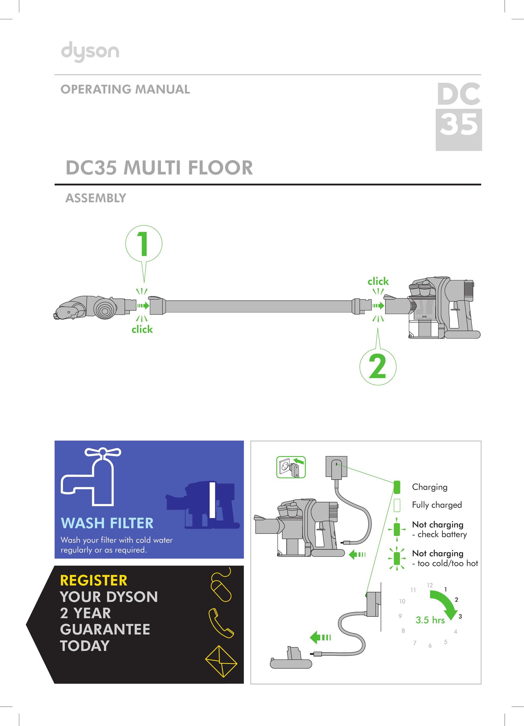 Dyson DC35 Vacuum Cleaner User Manual