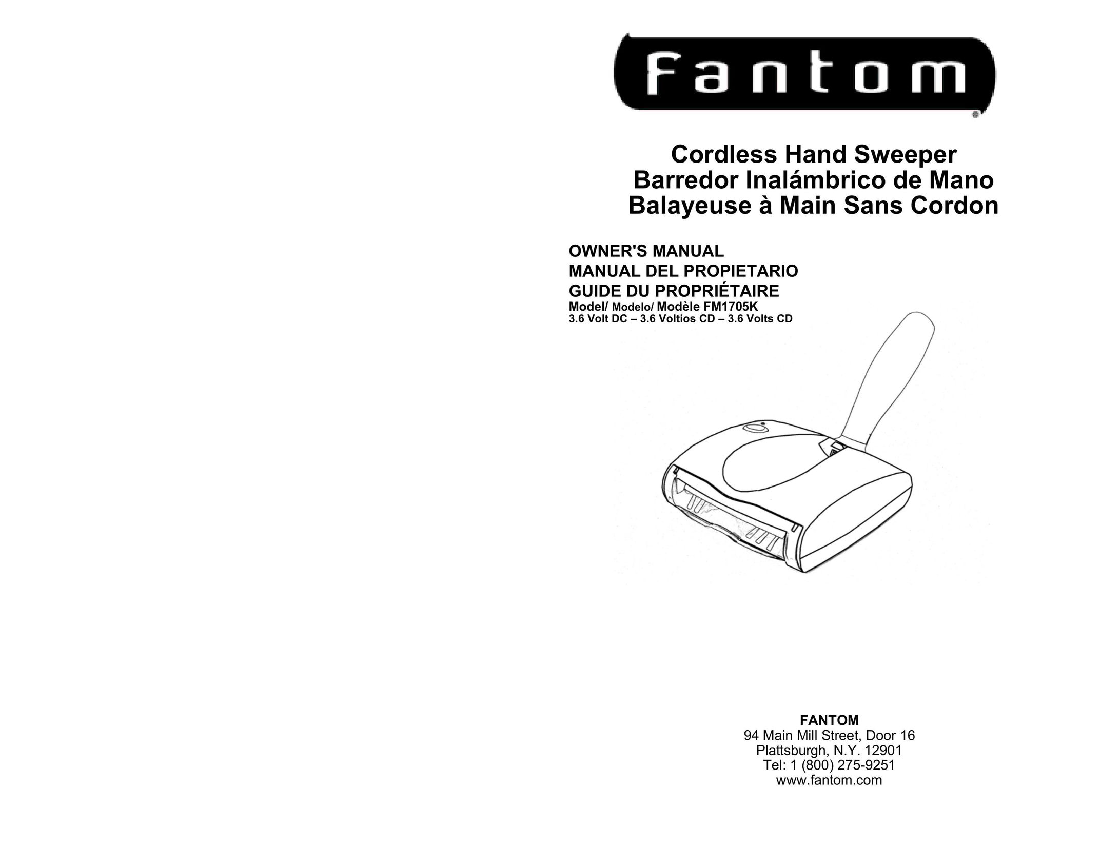 Fantom Vacuum FM1705K Vacuum Cleaner User Manual