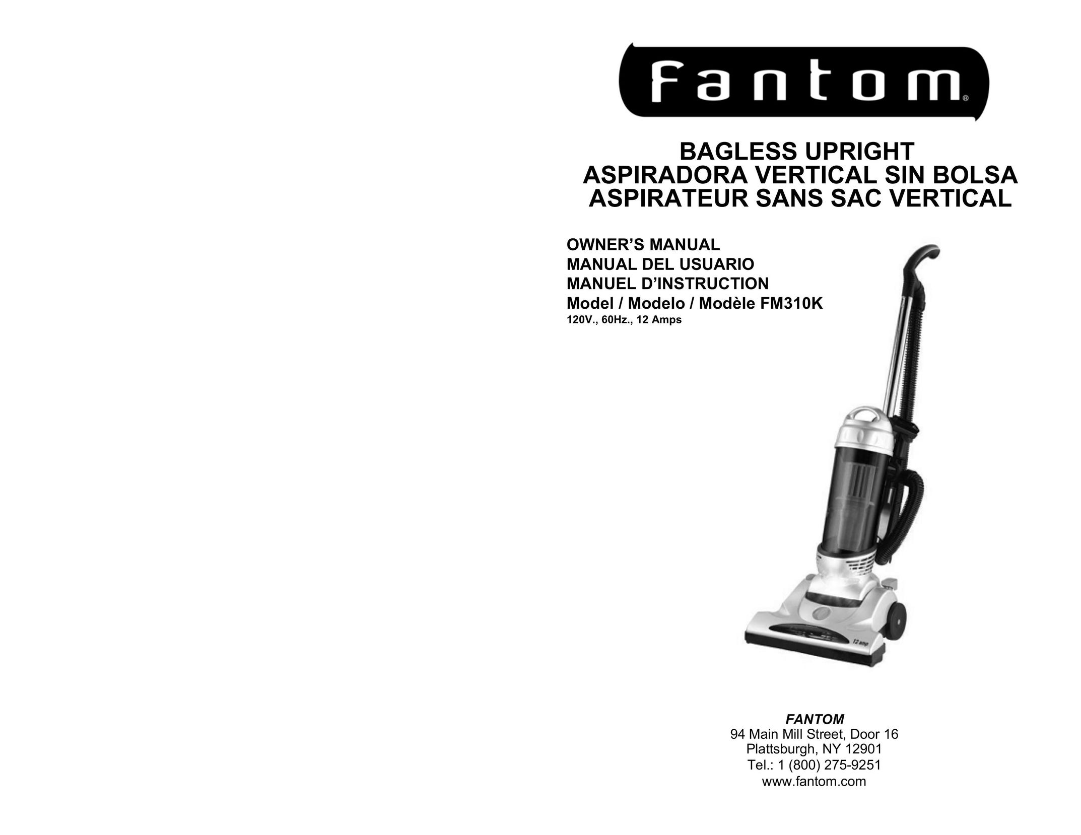 Fantom Vacuum FM310K Vacuum Cleaner User Manual