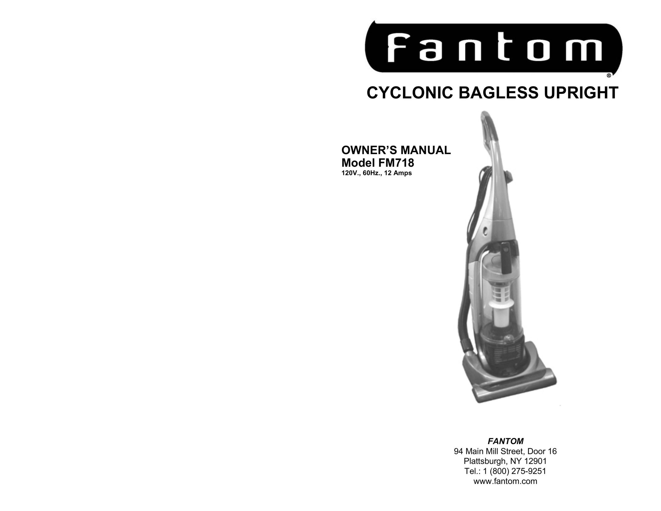 Fantom Vacuum FM718 Vacuum Cleaner User Manual