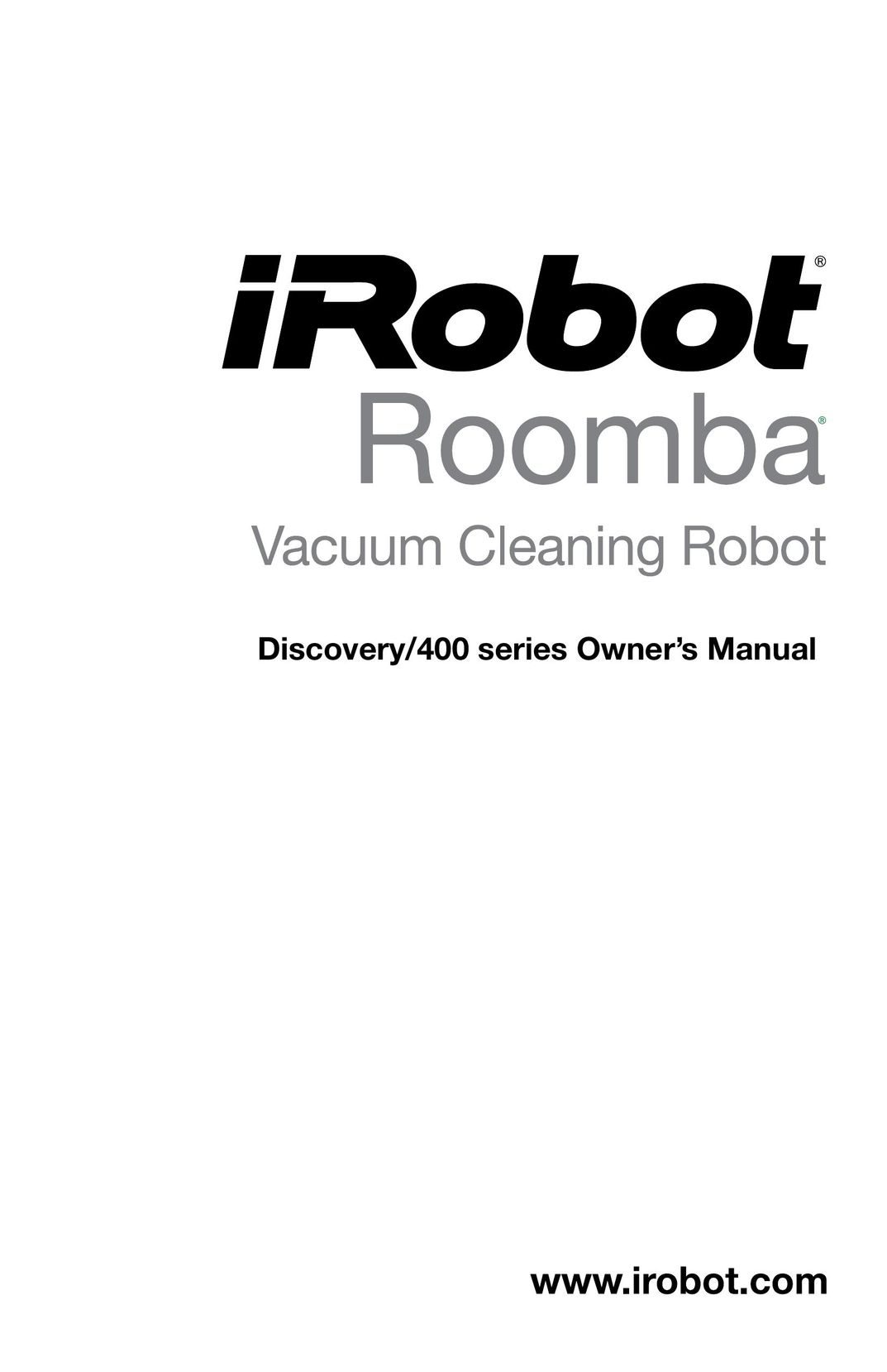 iRobot 4150 Vacuum Cleaner User Manual