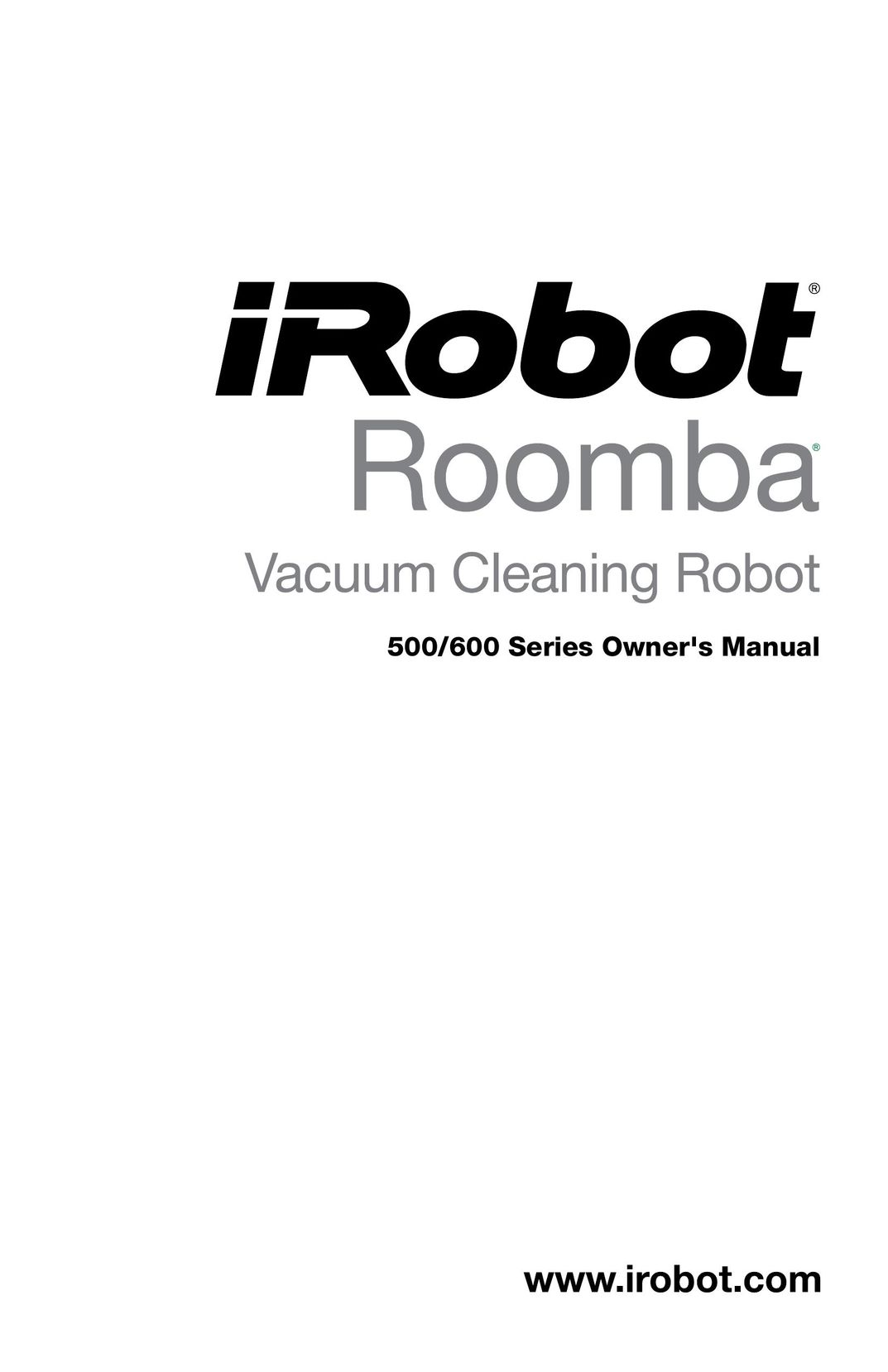 iRobot 563 Vacuum Cleaner User Manual