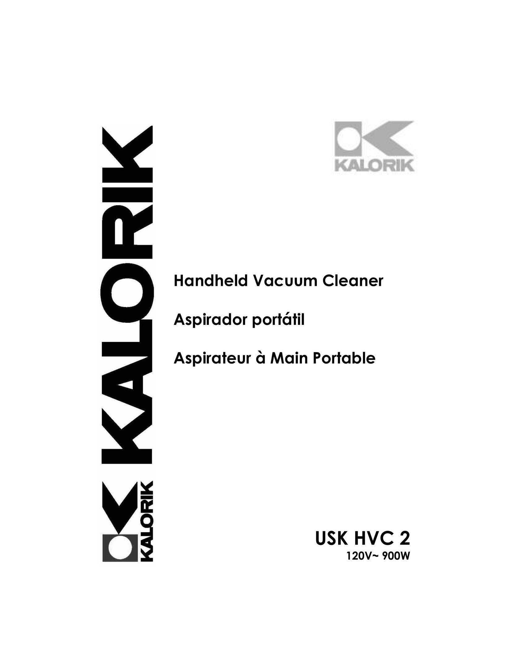 Kalorik USK HVC 2 Vacuum Cleaner User Manual