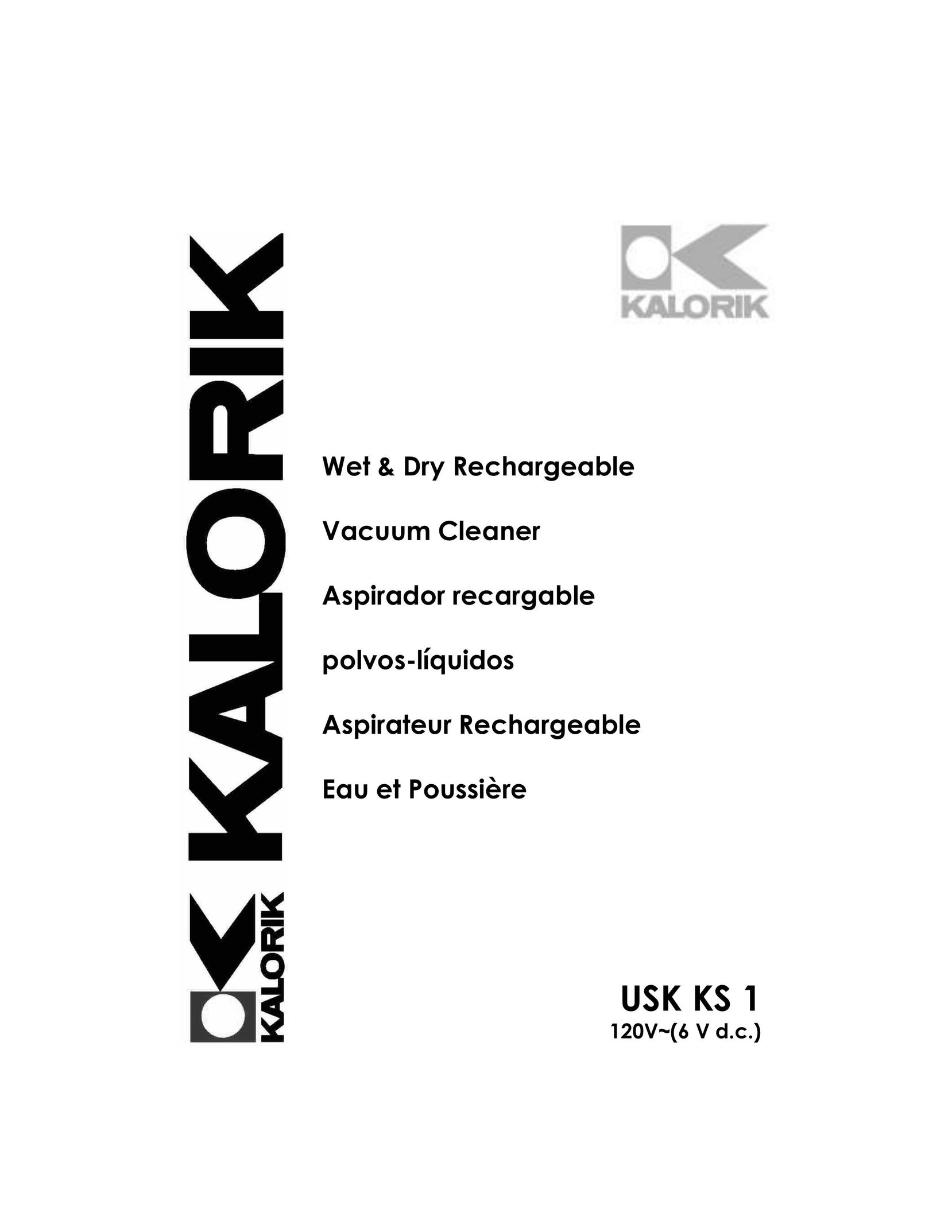 Kalorik USK KS 1 Vacuum Cleaner User Manual