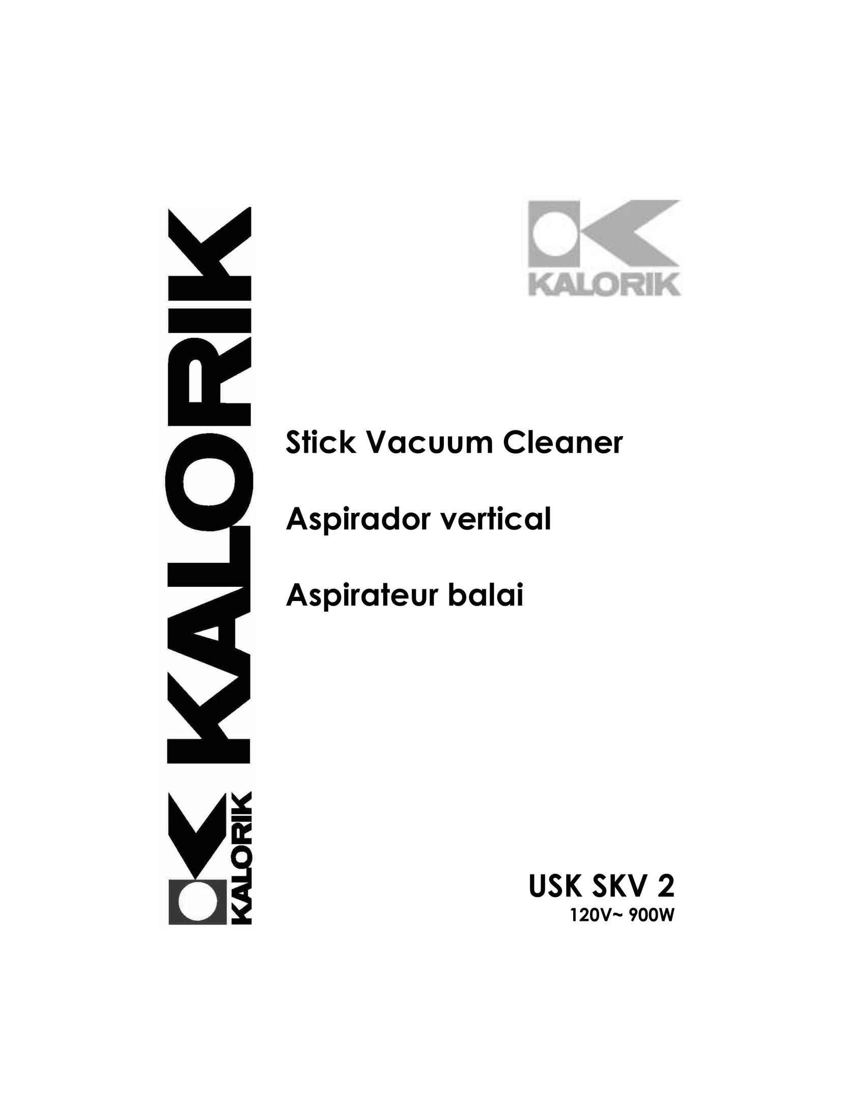 Kalorik USK SKV 2 Vacuum Cleaner User Manual