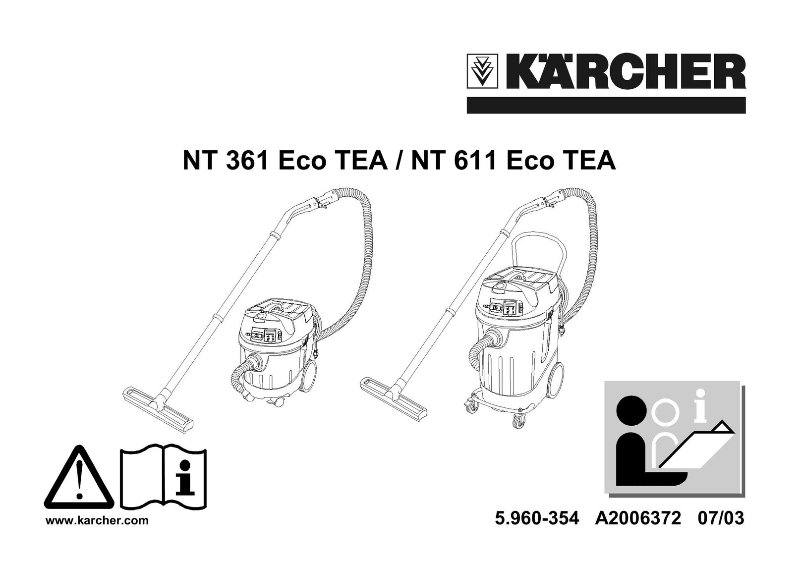 Karcher NT 361 Vacuum Cleaner User Manual