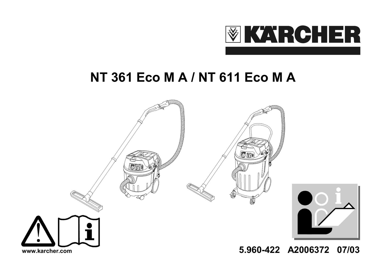 Karcher NT 611 ECO M A Vacuum Cleaner User Manual