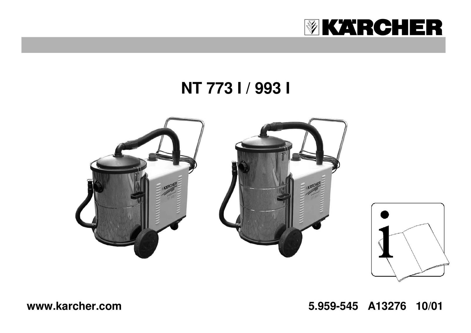 Karcher NT 773 I Vacuum Cleaner User Manual