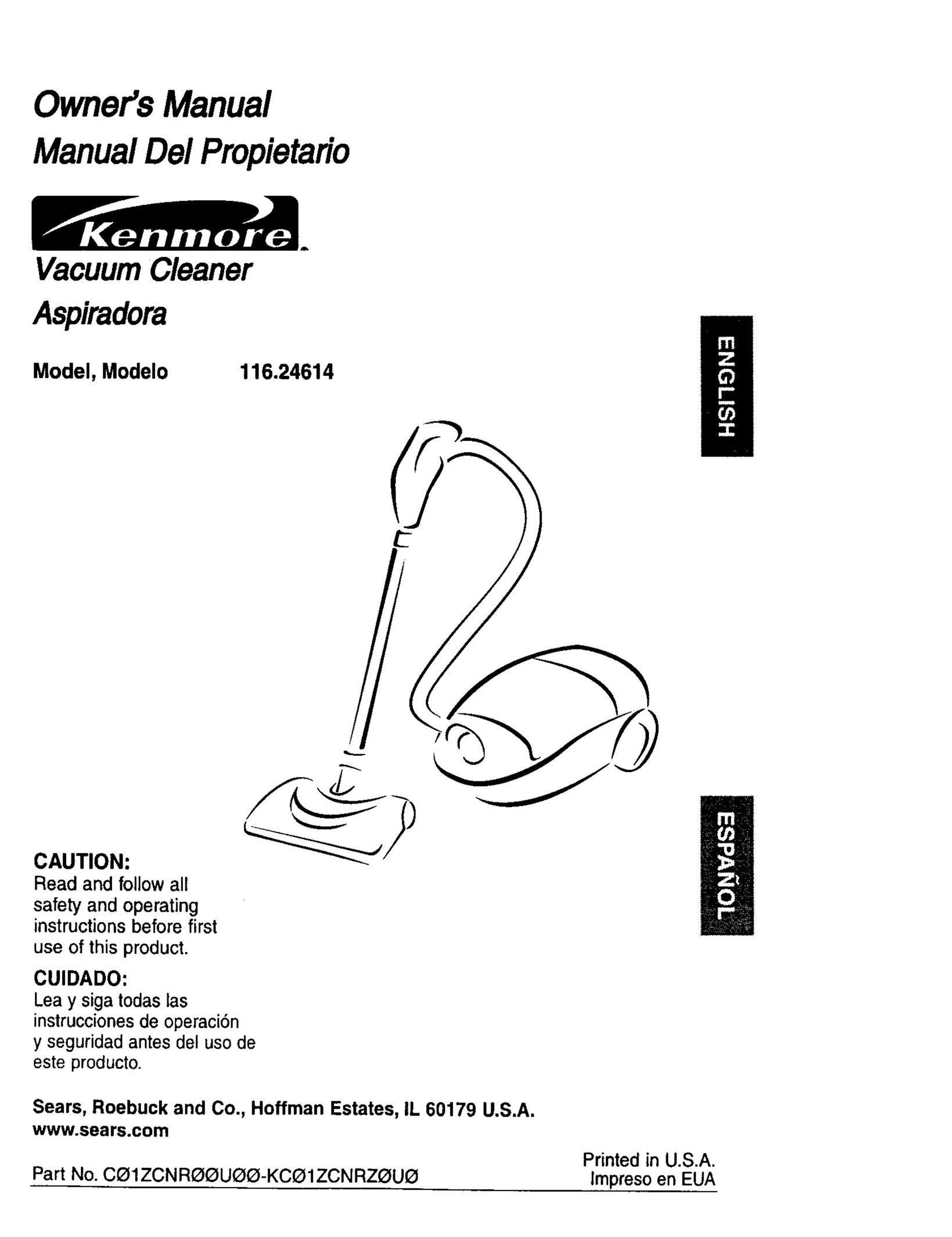 Kenmore 11 Vacuum Cleaner User Manual
