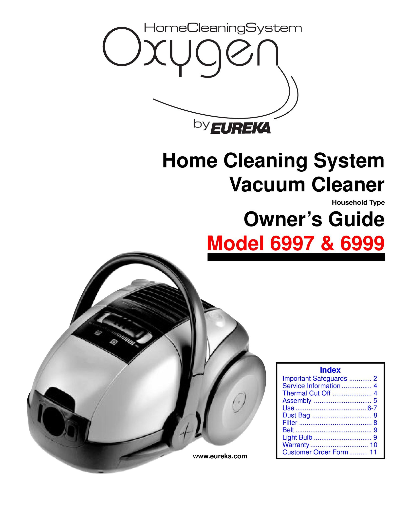 Lance Industries 6997 Vacuum Cleaner User Manual