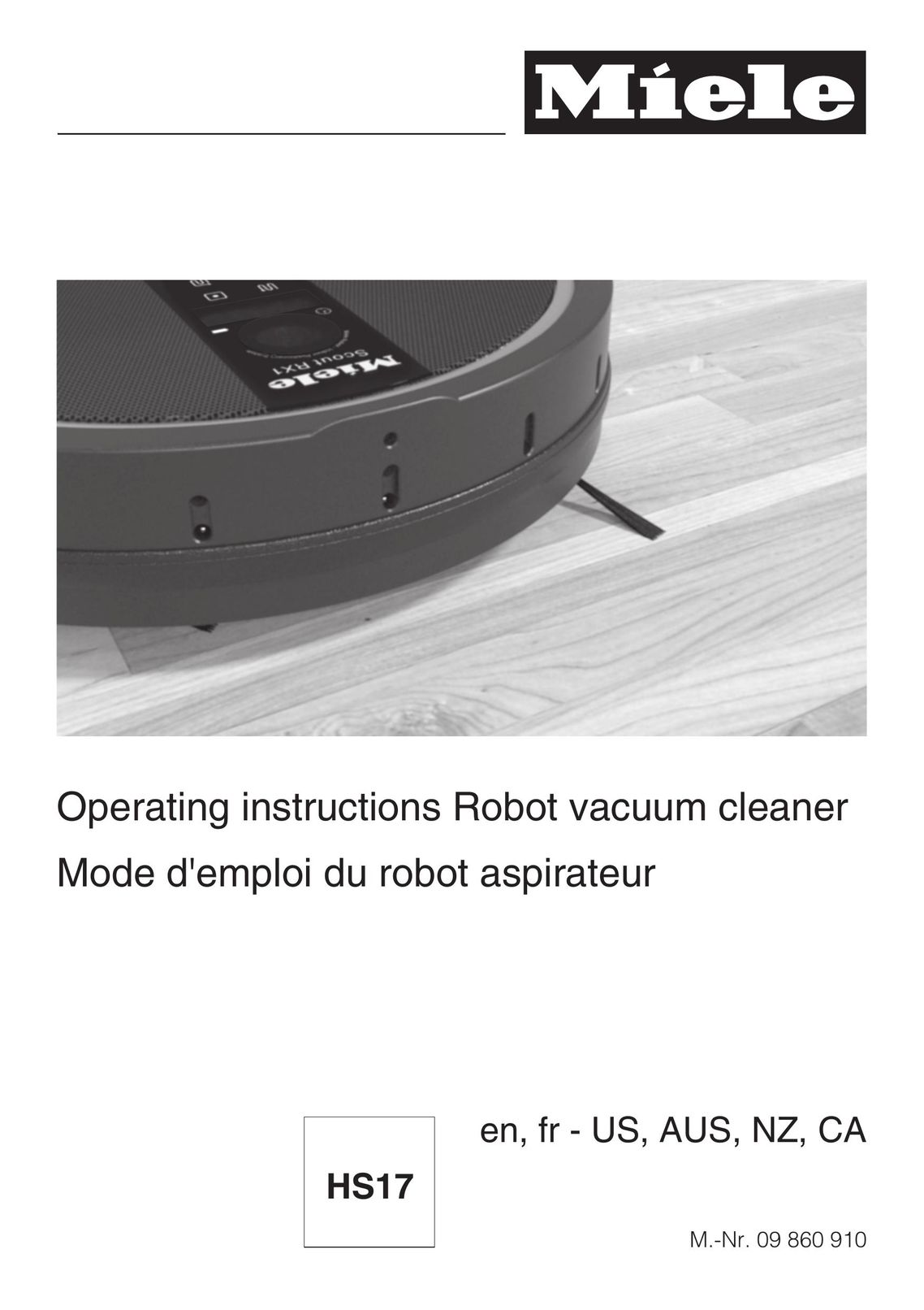 Miele HS17 Vacuum Cleaner User Manual
