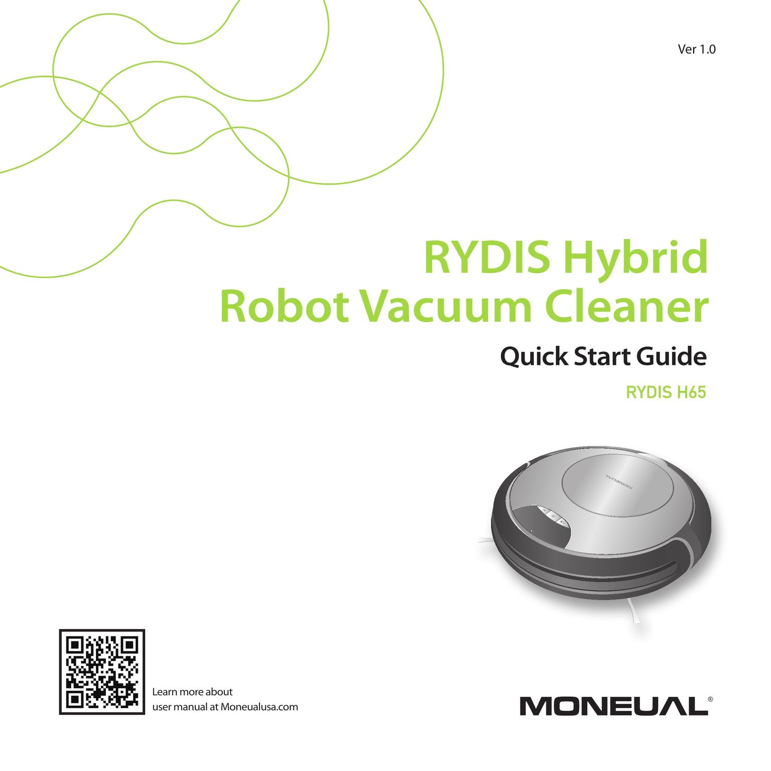 Moneual Lab RYDIS H65 Vacuum Cleaner User Manual