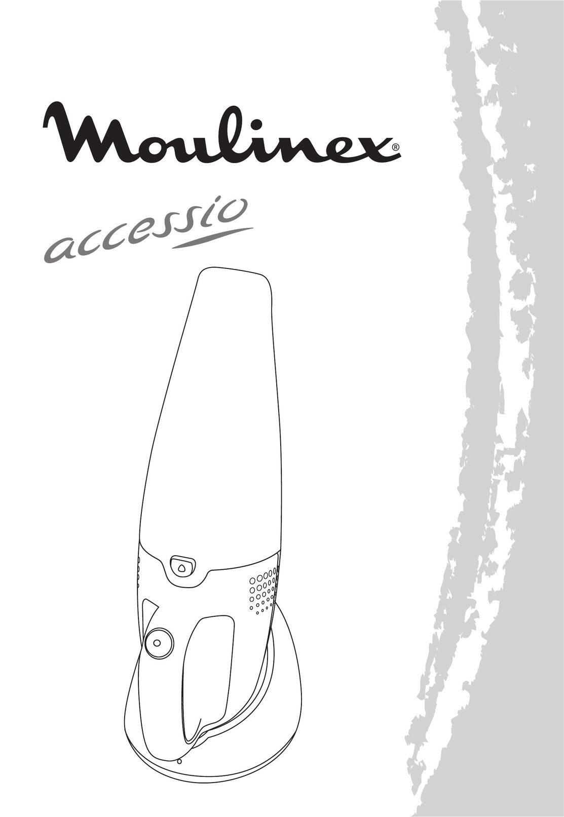 Moulinex HAND-HELD VACCUUM CLEANER Vacuum Cleaner User Manual