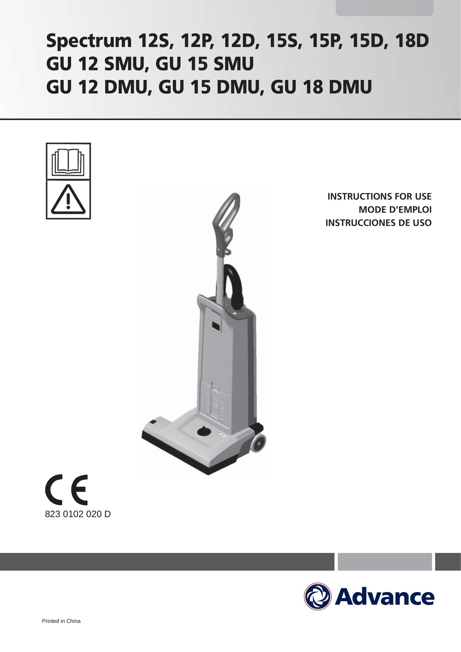 Nilfisk-Advance America 15D Vacuum Cleaner User Manual