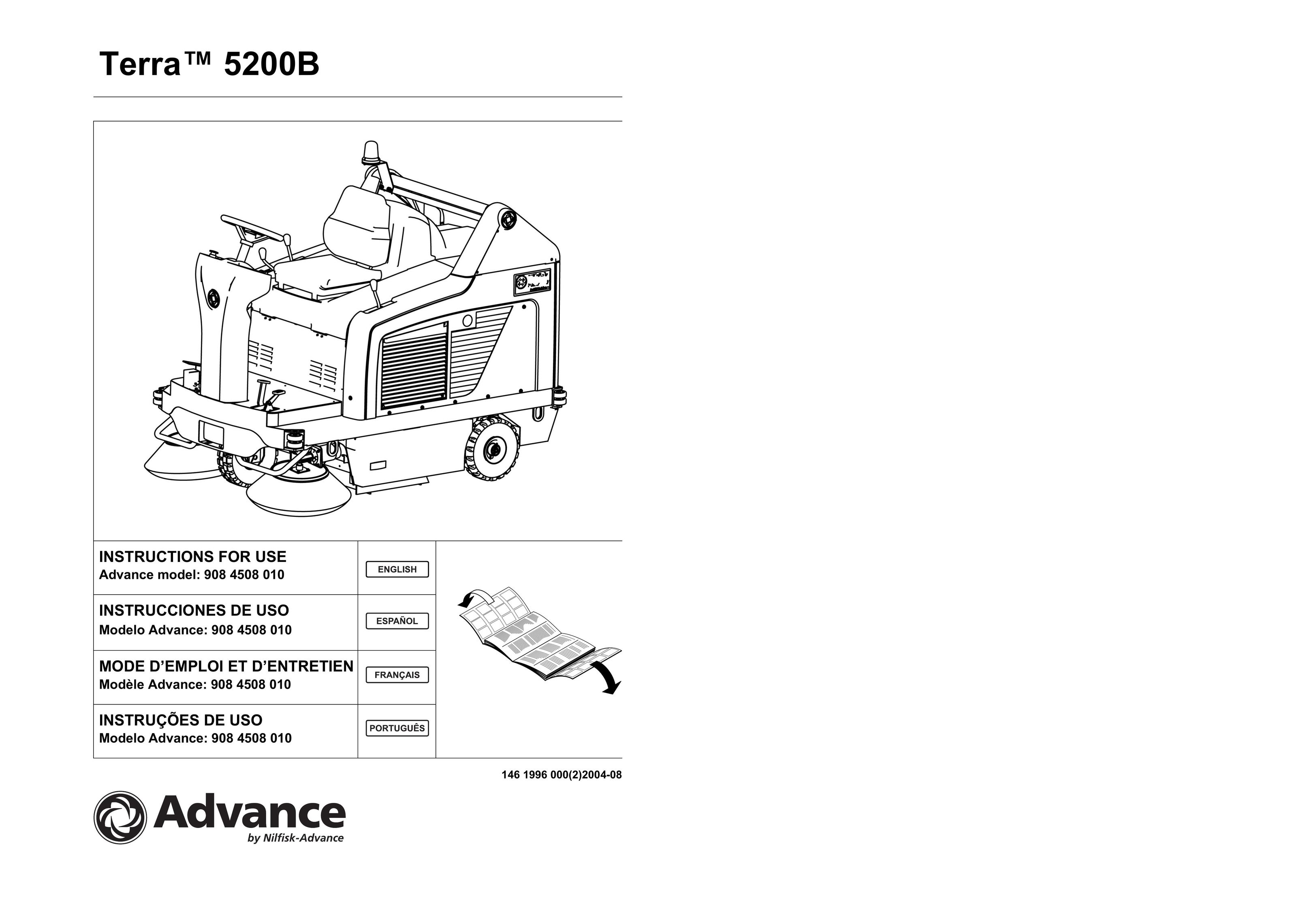 Nilfisk-Advance America 5200B Vacuum Cleaner User Manual
