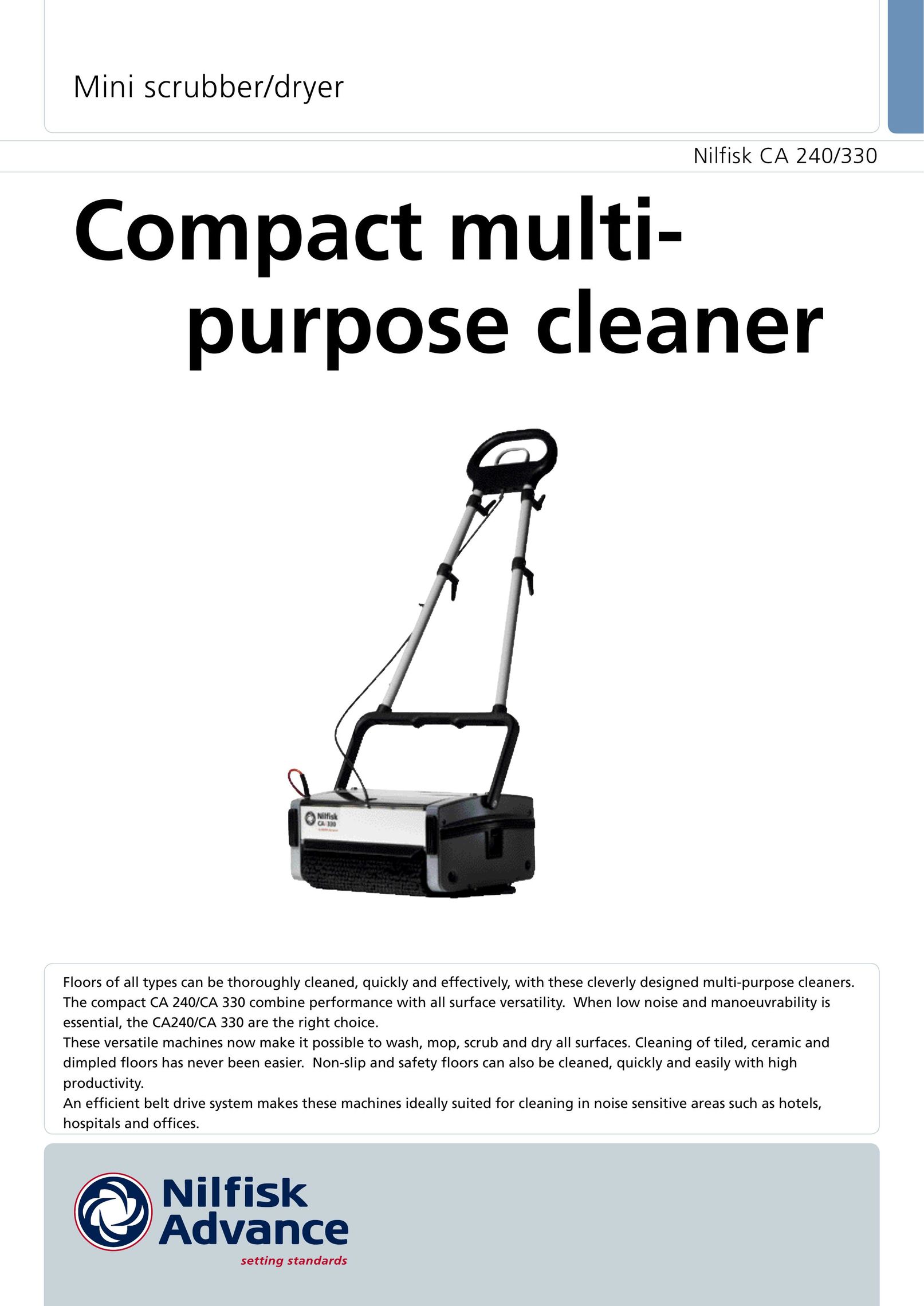 Nilfisk-Advance America CA 330 Vacuum Cleaner User Manual