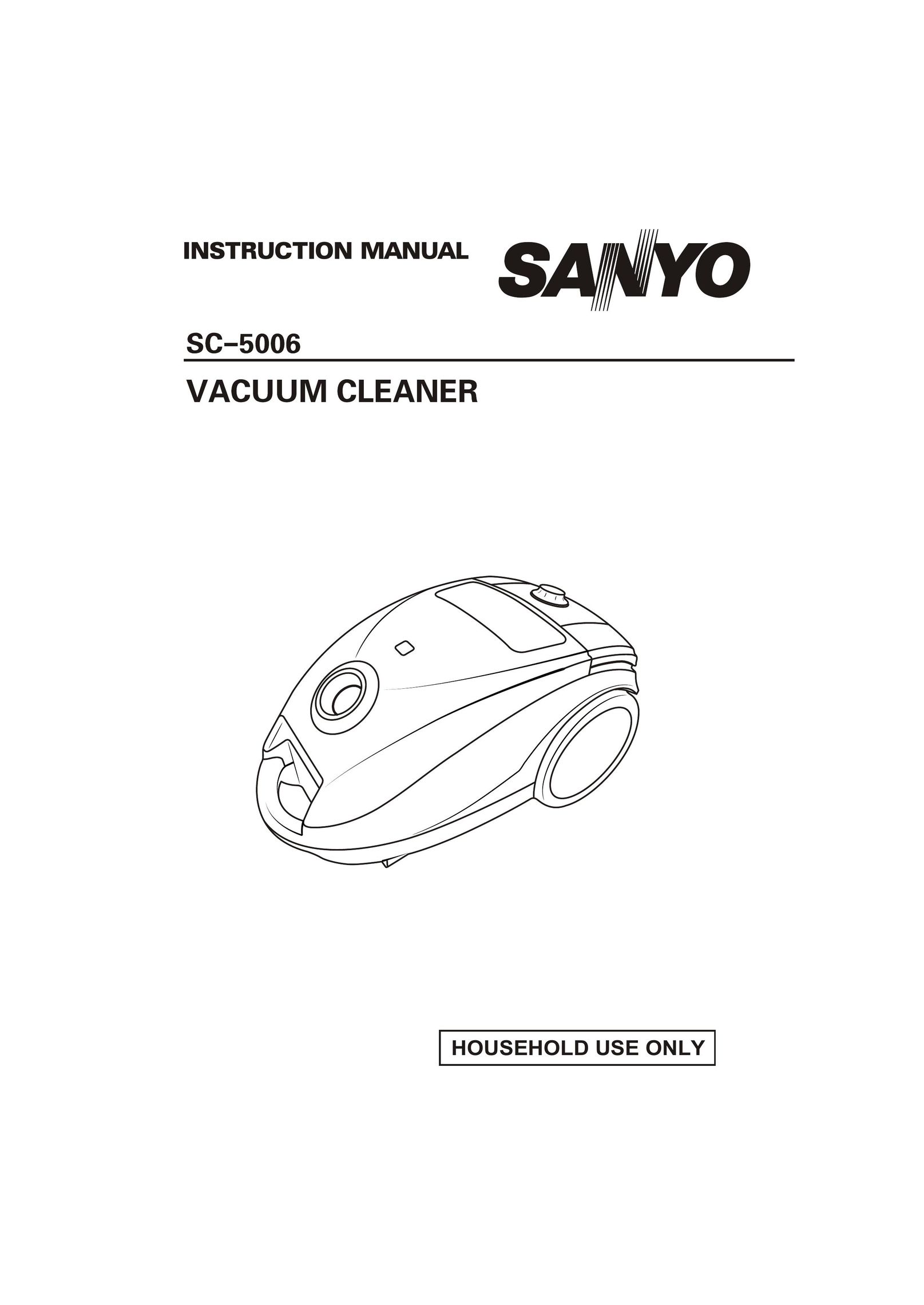 Sanyo SC-5006 Vacuum Cleaner User Manual