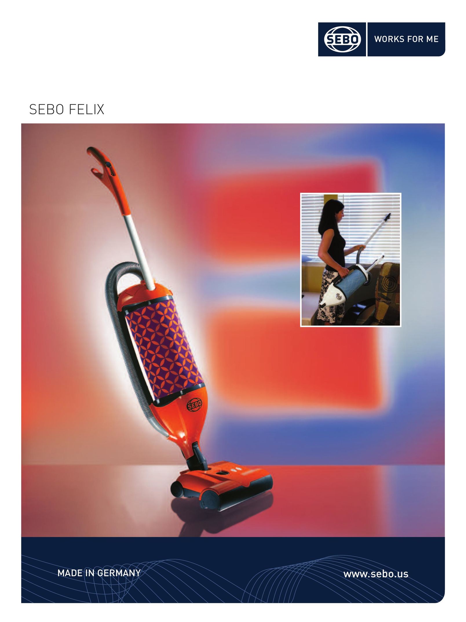 Sebo 9803AM Vacuum Cleaner User Manual