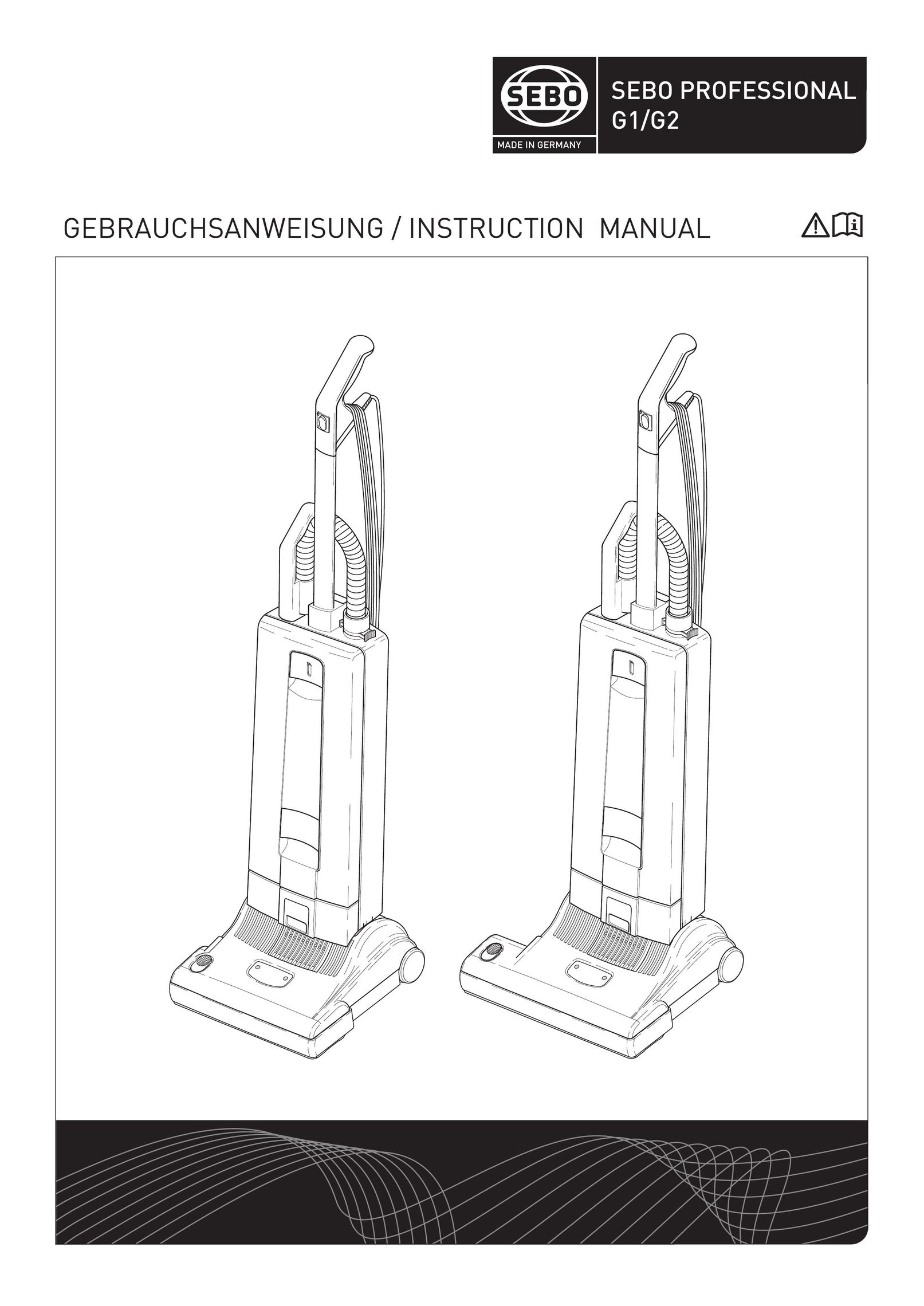 Sebo G2 Vacuum Cleaner User Manual
