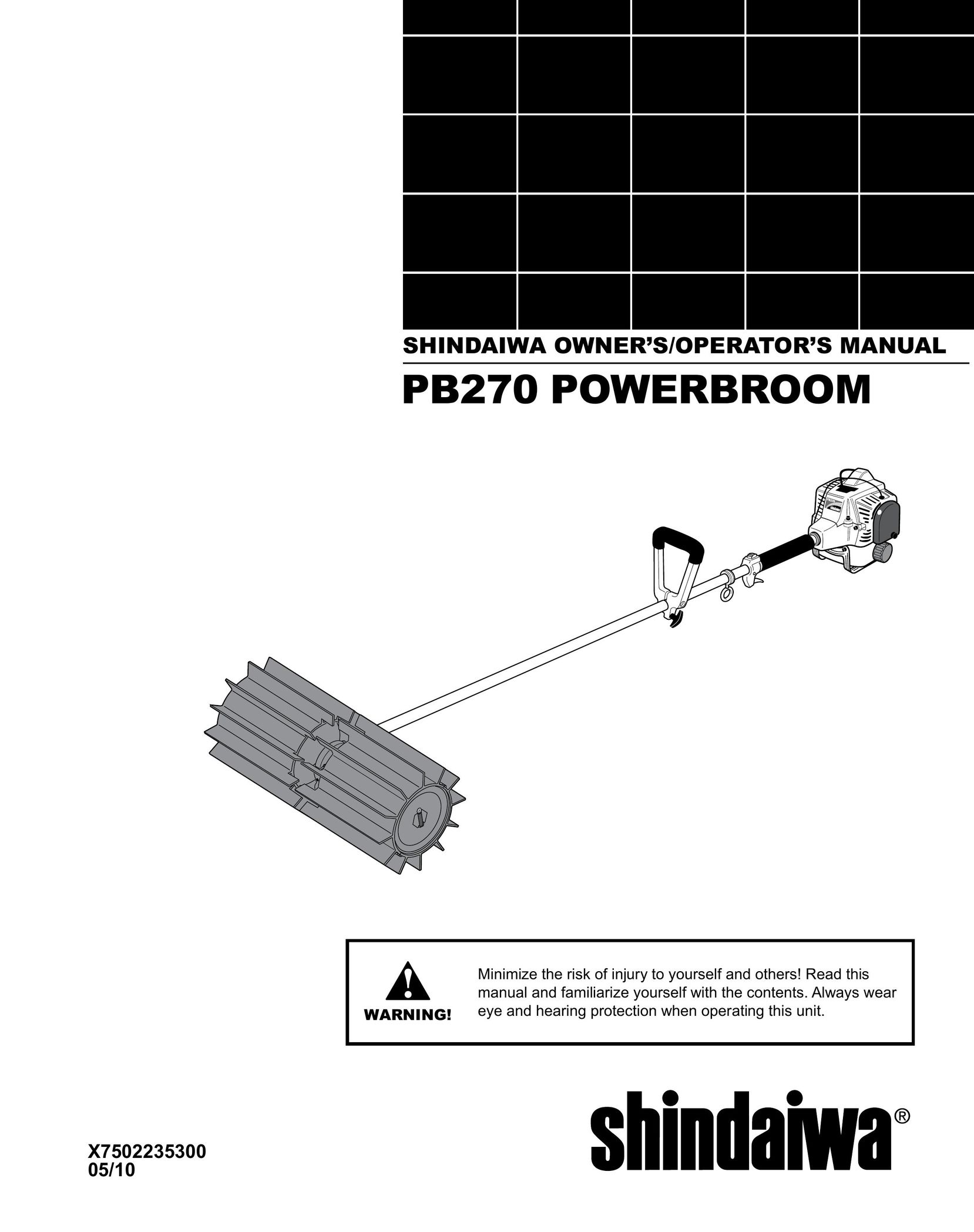 Shindaiwa PB270 Vacuum Cleaner User Manual