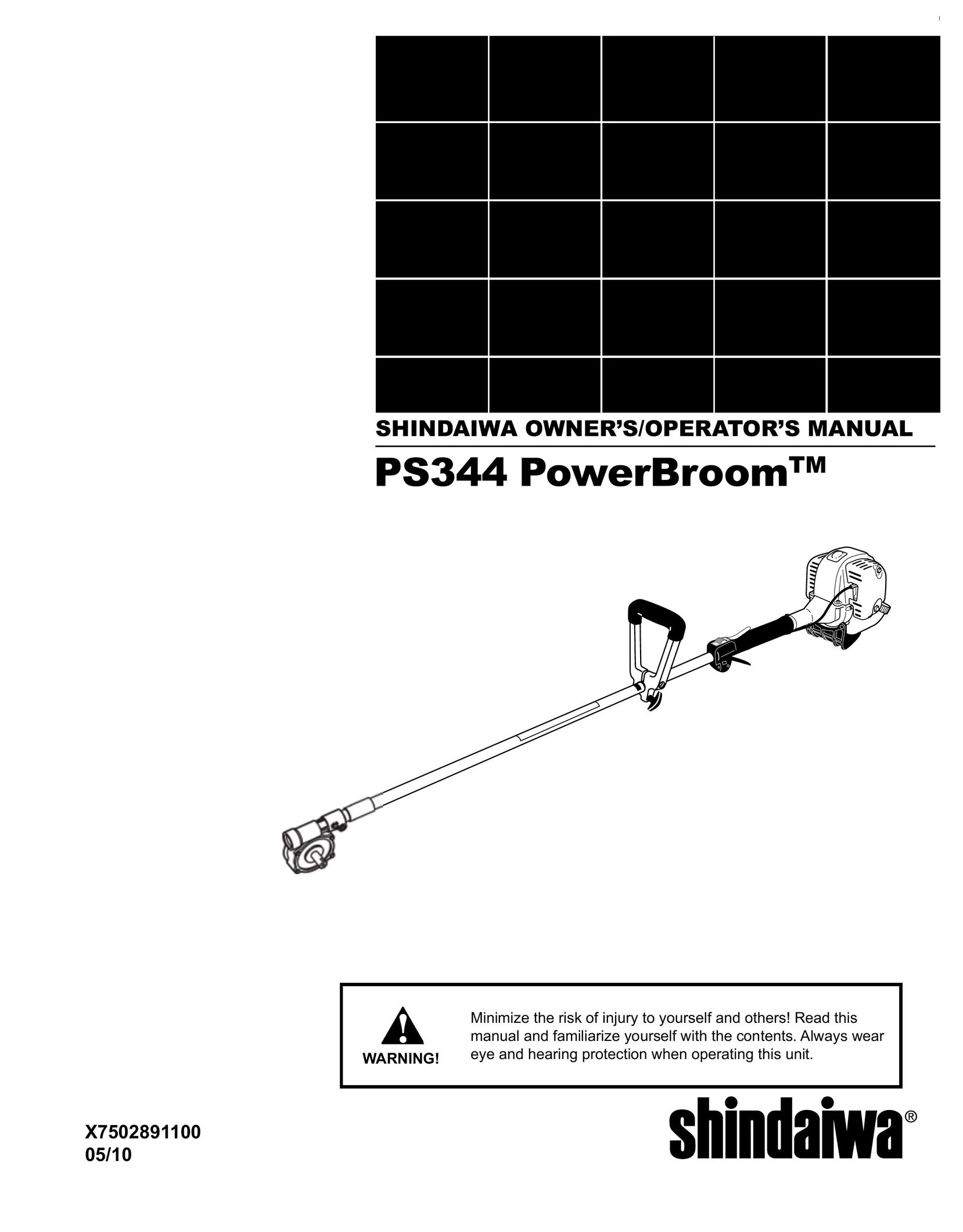 Shindaiwa PS344 Vacuum Cleaner User Manual
