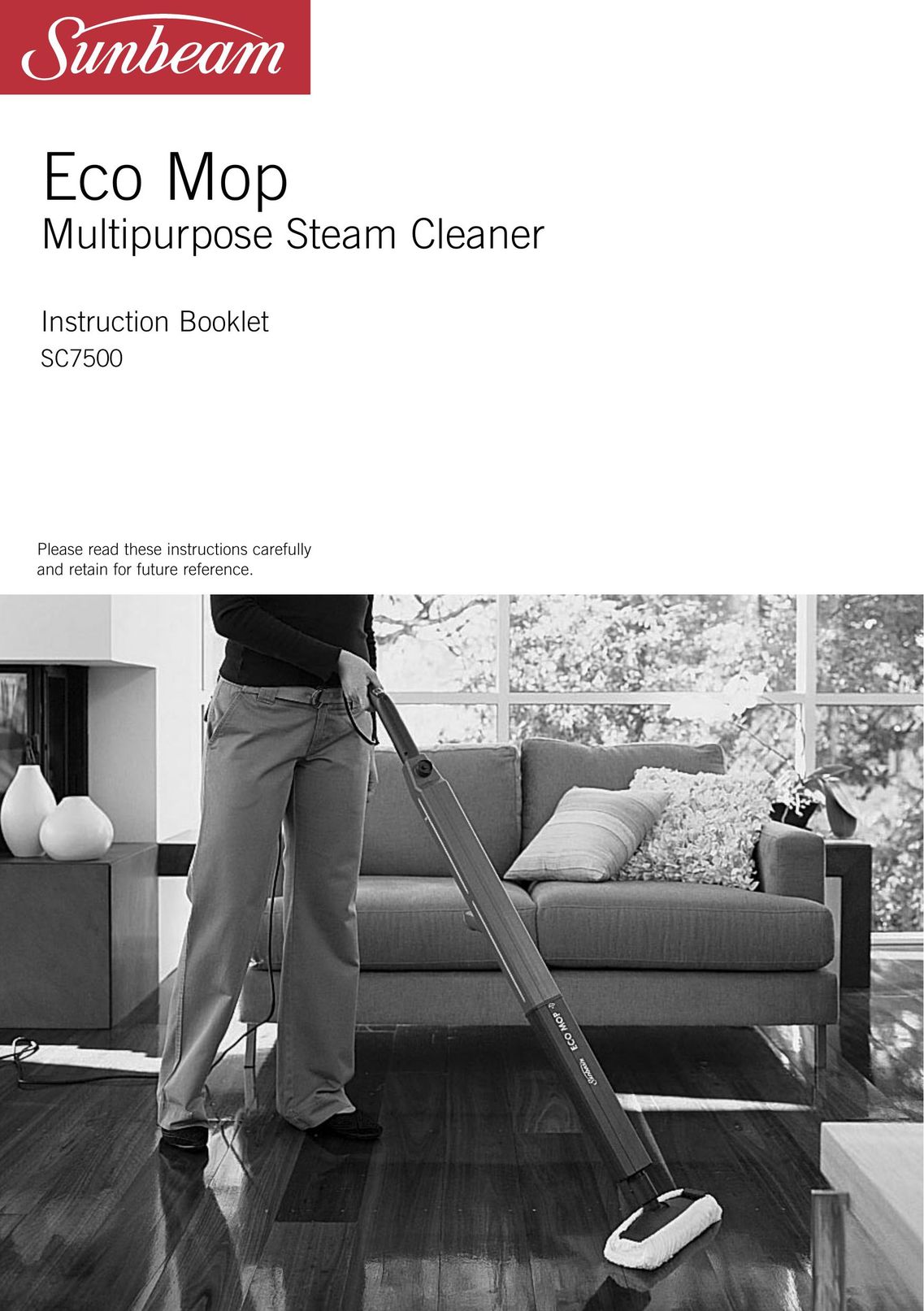Sunbeam SC7500 Vacuum Cleaner User Manual