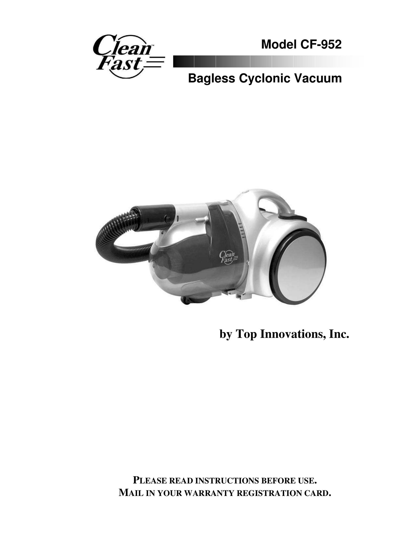 Top Innovations CF-952 Vacuum Cleaner User Manual