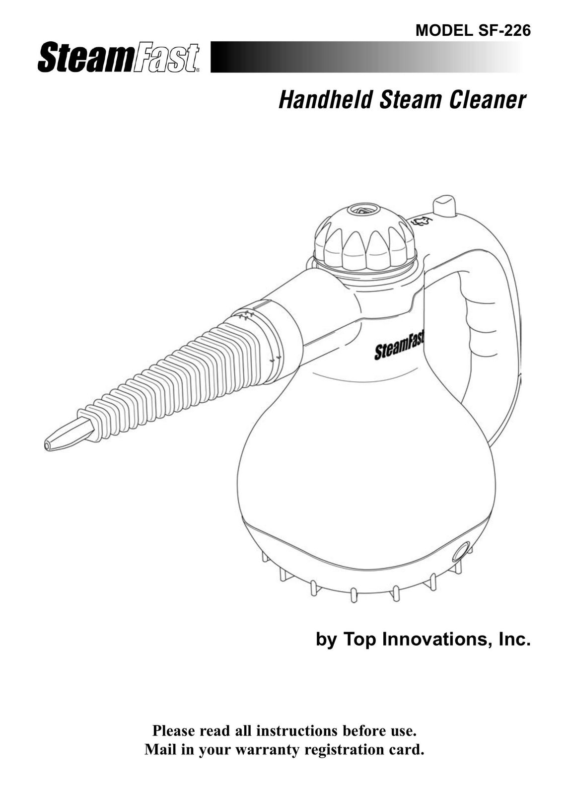 Top Innovations SF-226 Vacuum Cleaner User Manual