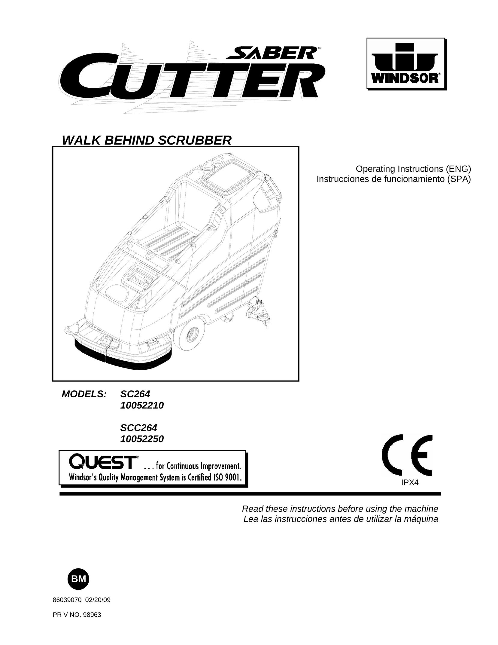 Windsor 10052210 Vacuum Cleaner User Manual